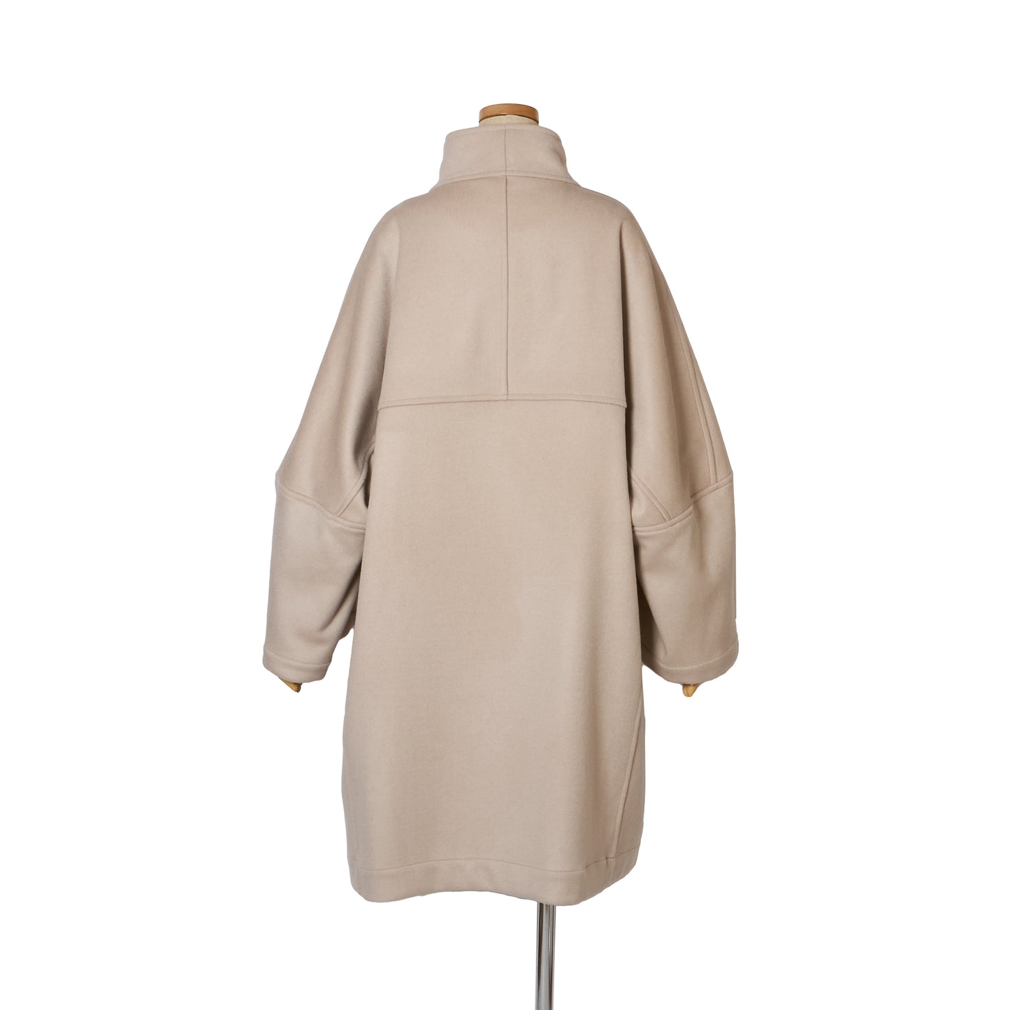 CASH HI/NECK DOT COAT