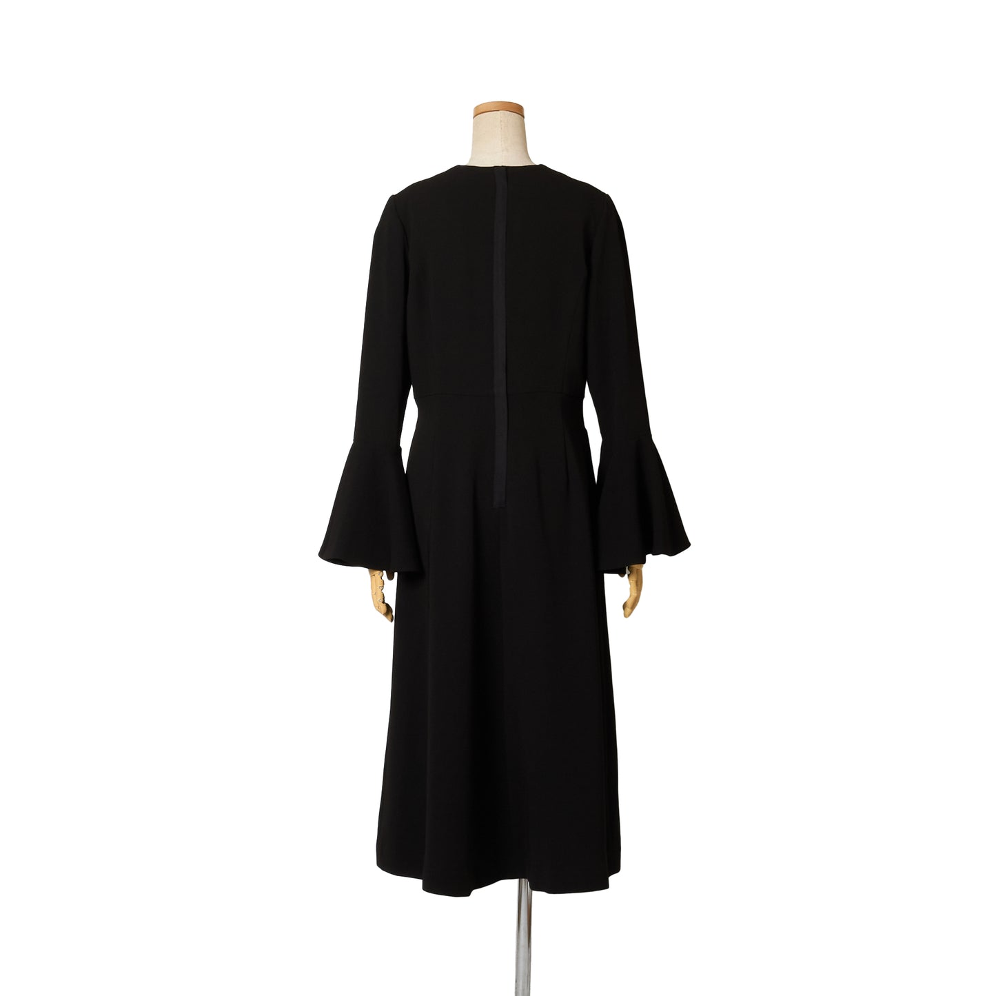 GEORGETTE BELL/SLEEVE DRESS