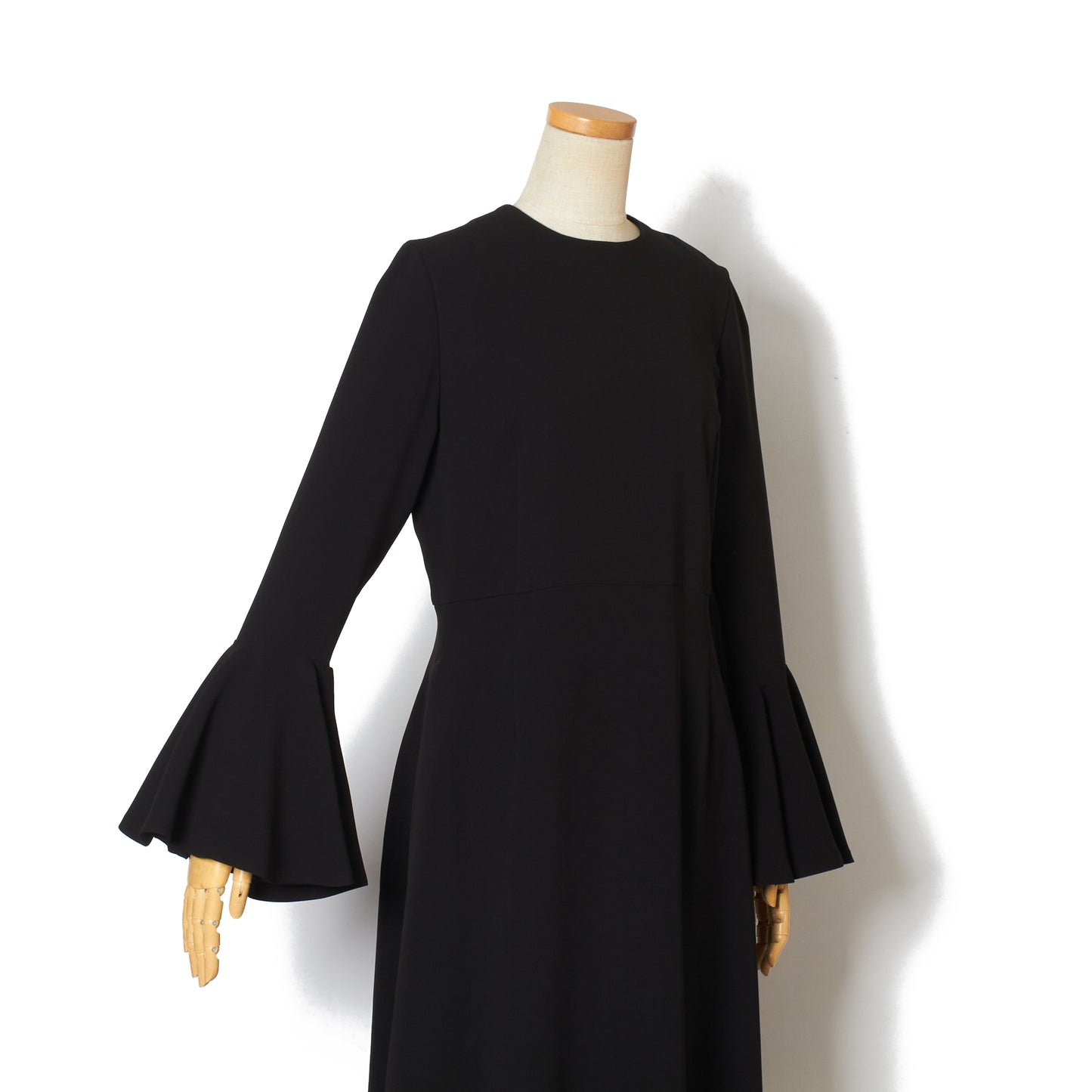GEORGETTE BELL/SLEEVE DRESS