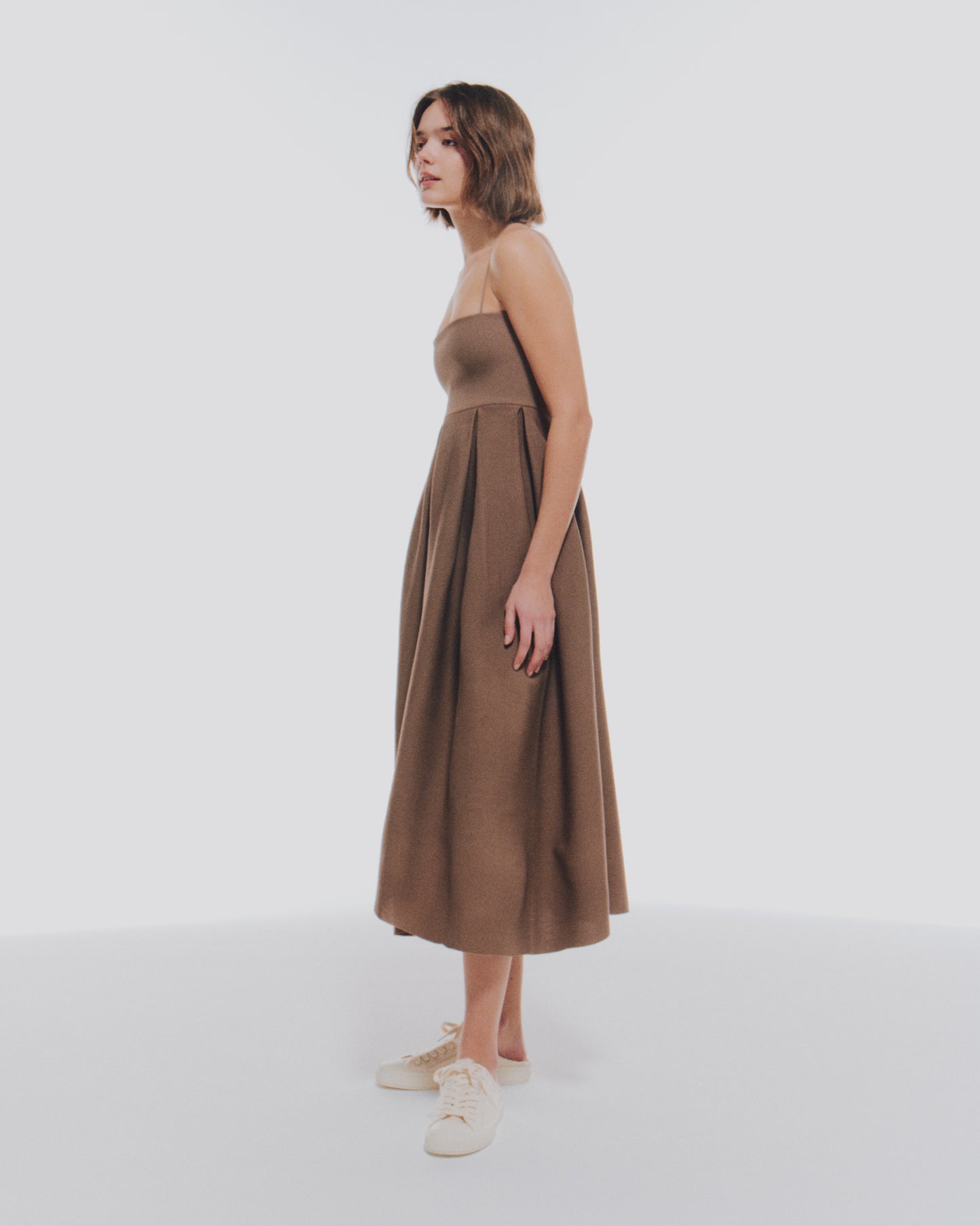 【予約商品】AIR YARN GARTER BARE DRESS