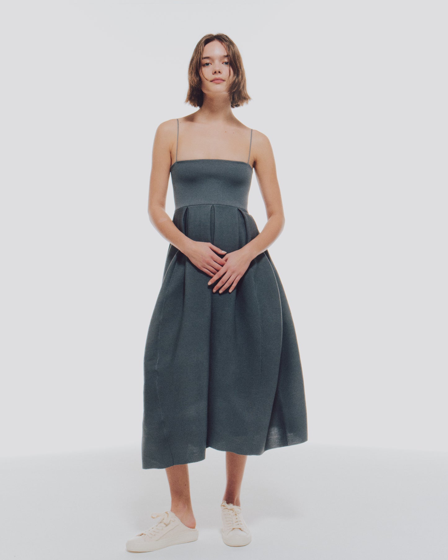 【予約商品】AIR YARN GARTER BARE DRESS