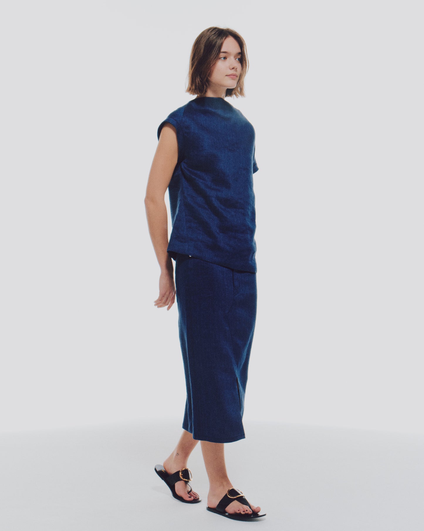 【予約商品】ST DENIM DRAPE/N TOPS