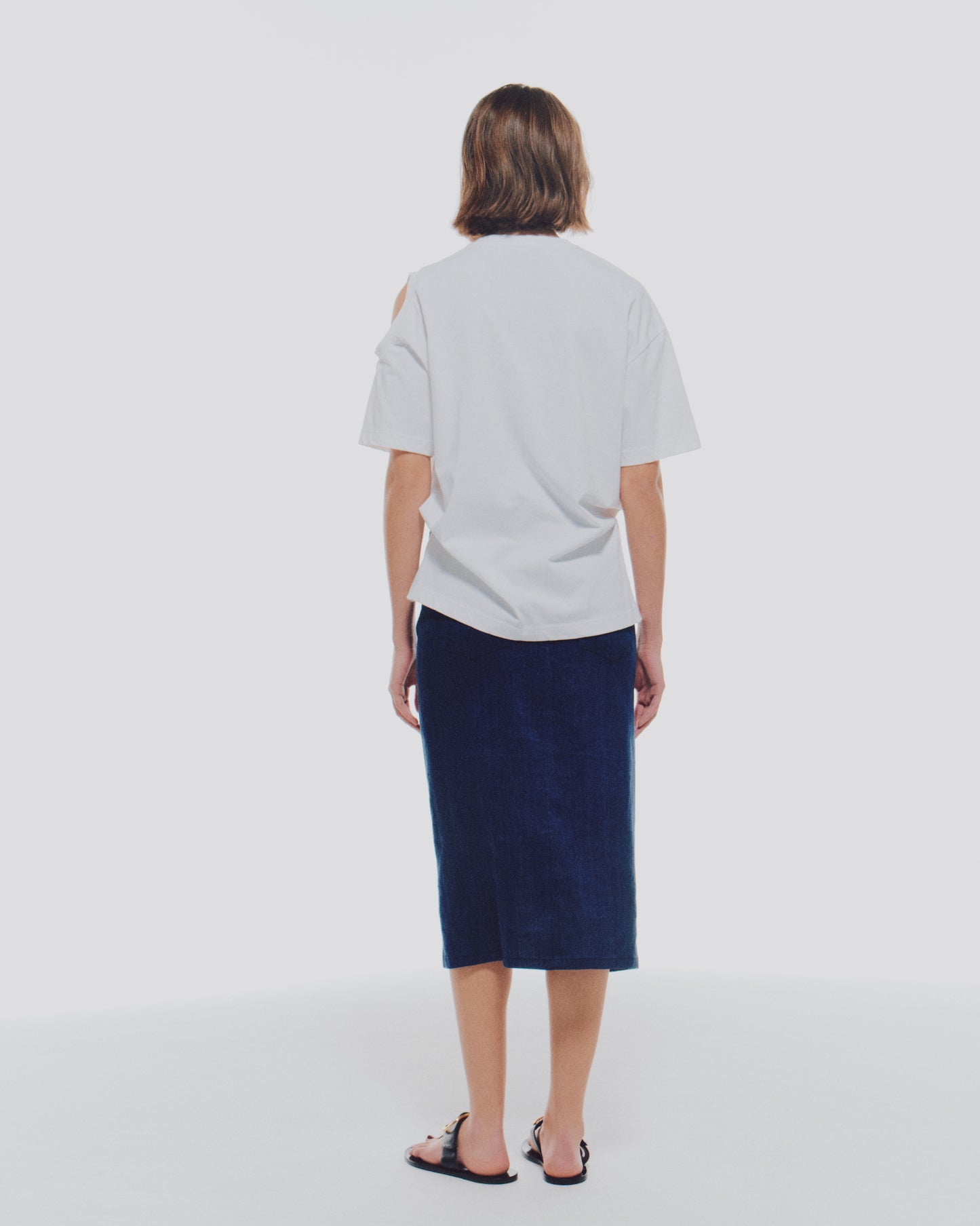 【予約商品】 ST DENIM F/SLIT TIGHT SKIRT