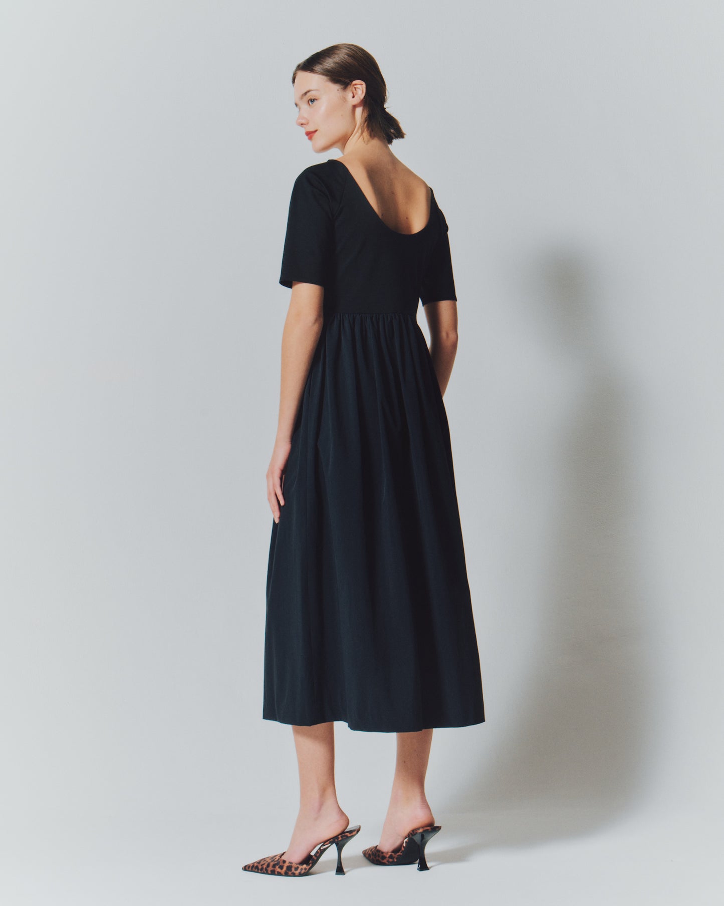 【予約商品】 JRSY COMBI GATHER DRESS