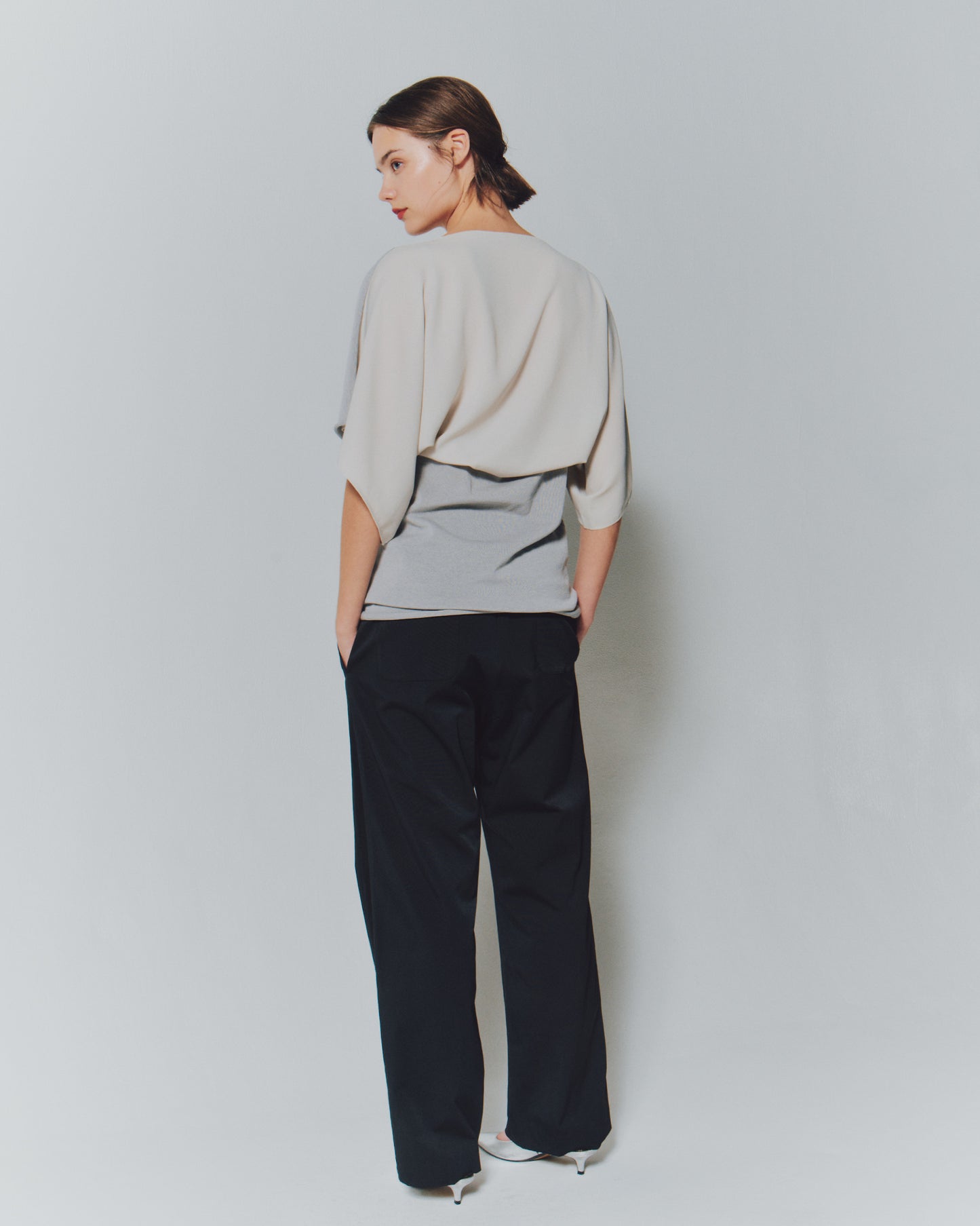 【予約商品】 COMBI CHIFFON DRAPE TOPS