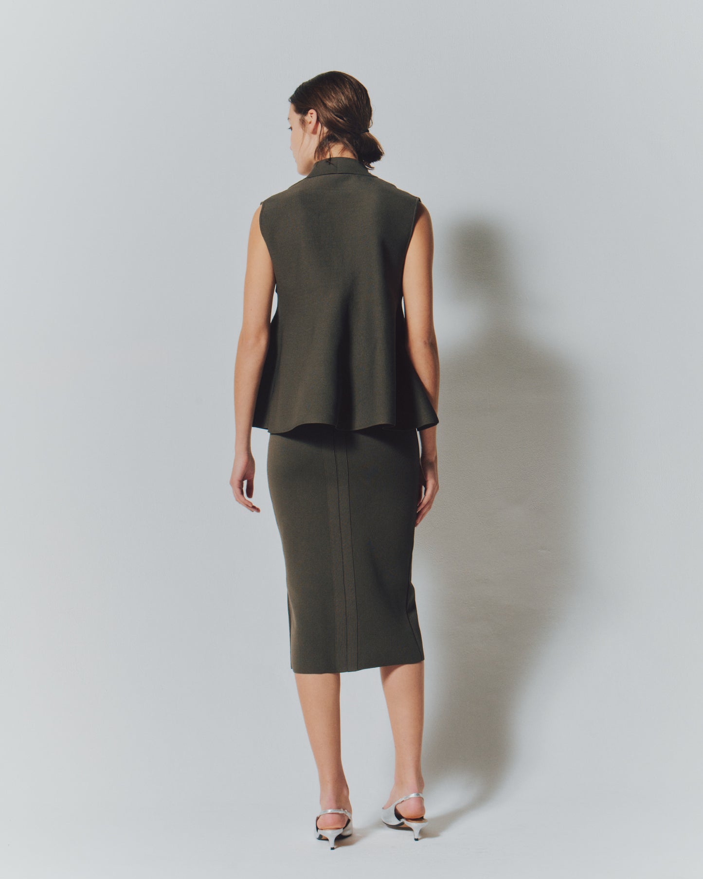【予約商品】 H/MILANORIB TIGHT SKIRT
