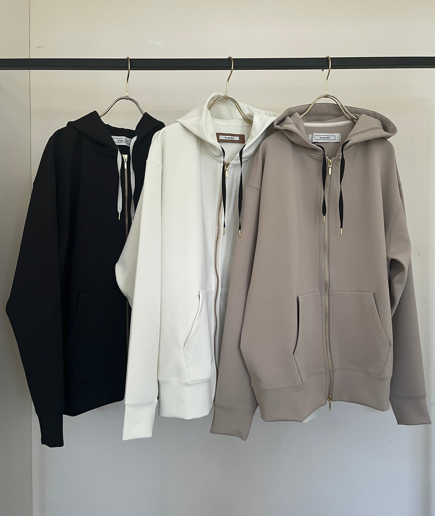 AIR JERSY ZIP HOODED TOPS