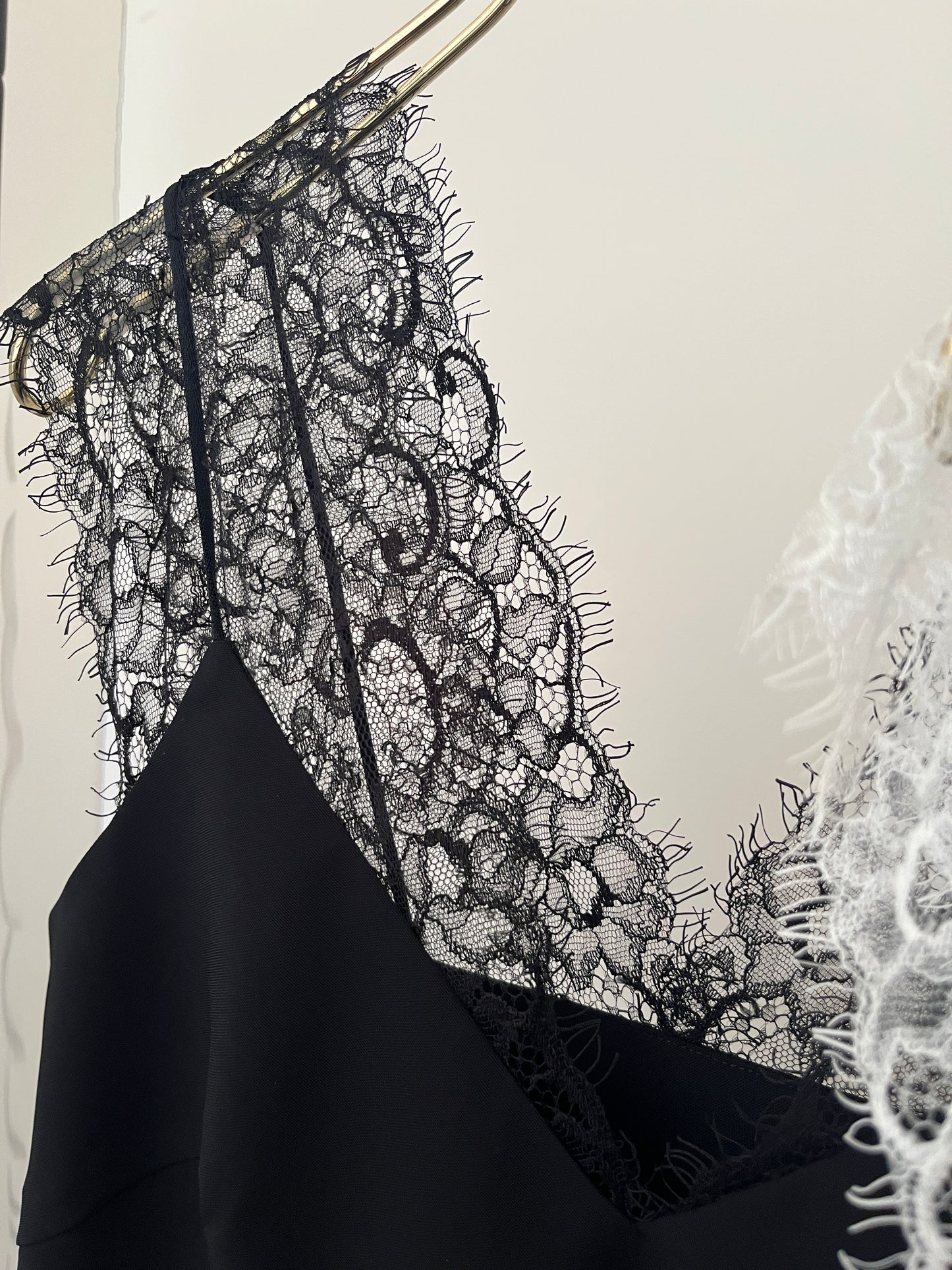 VIN-SATIN WITH LACE CAMI