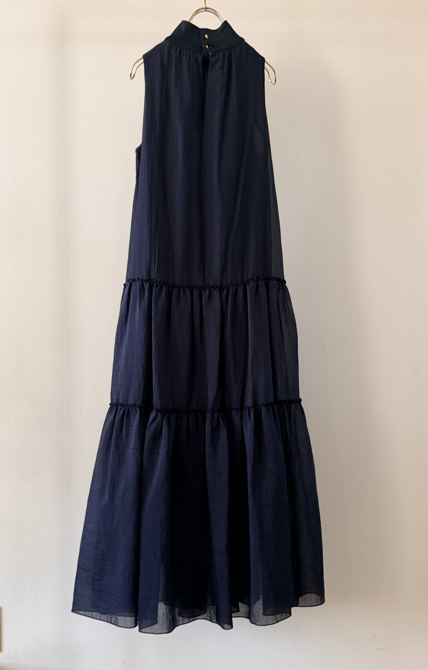 CO SHEER TIERED HI/N DRESS