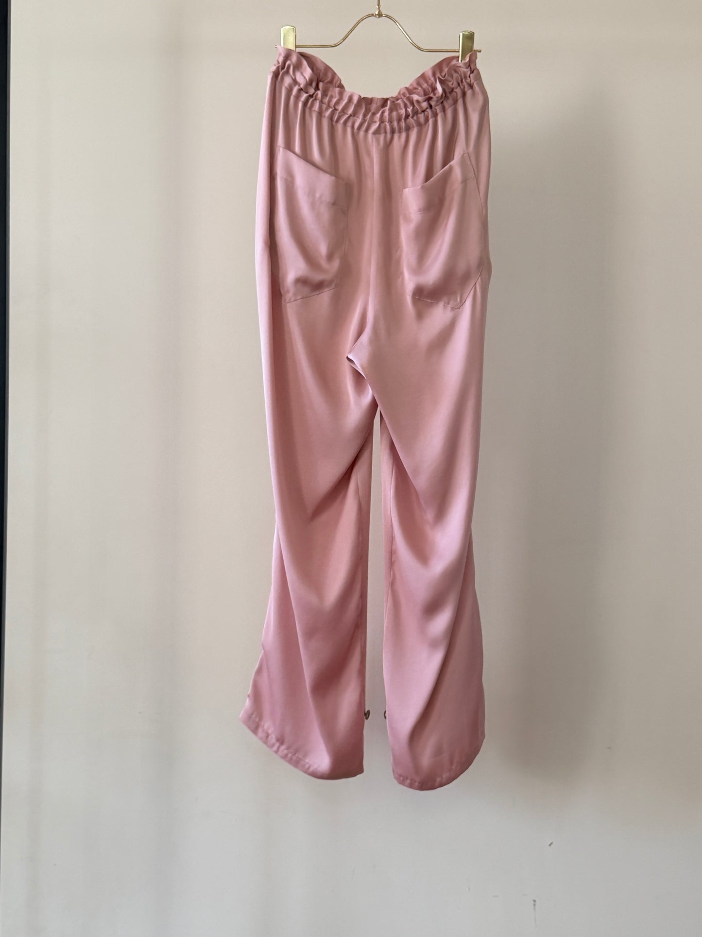VIN SATIN DRAW-CORD PANTS