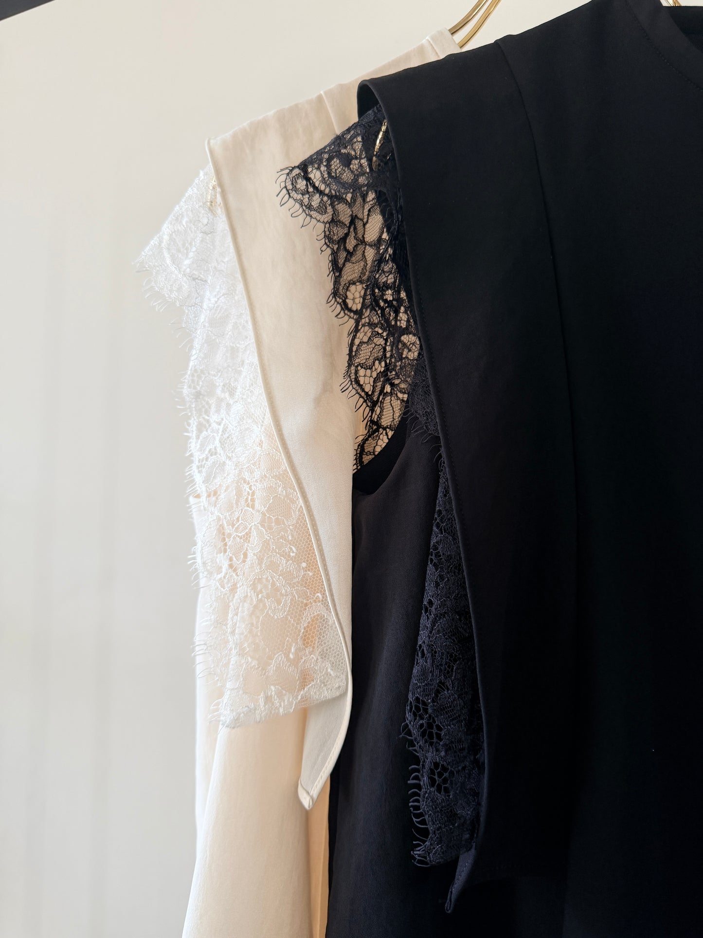 LIGHT GEORGETTE WITH LACE TOPS