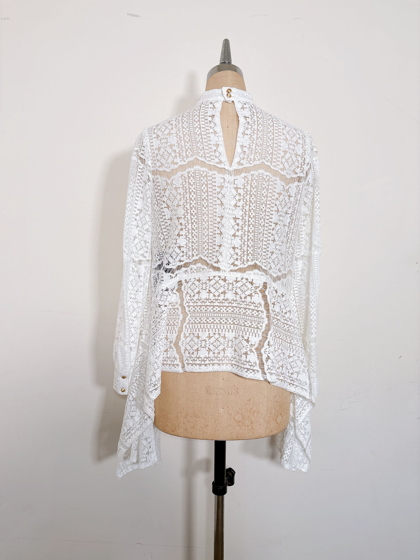 【NEW IN】COTTON CORD LACE DRAPE TOPS