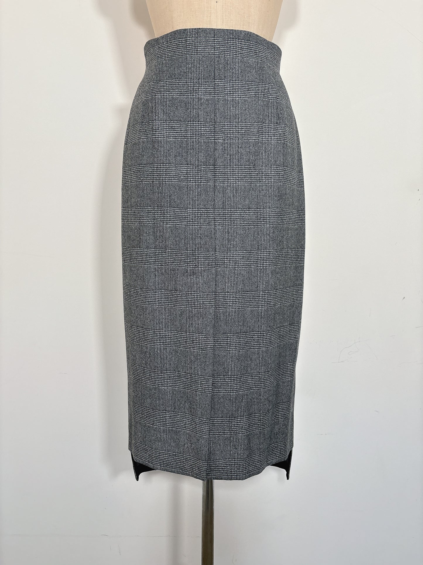 WOOL CASH F/VENT SKIRT