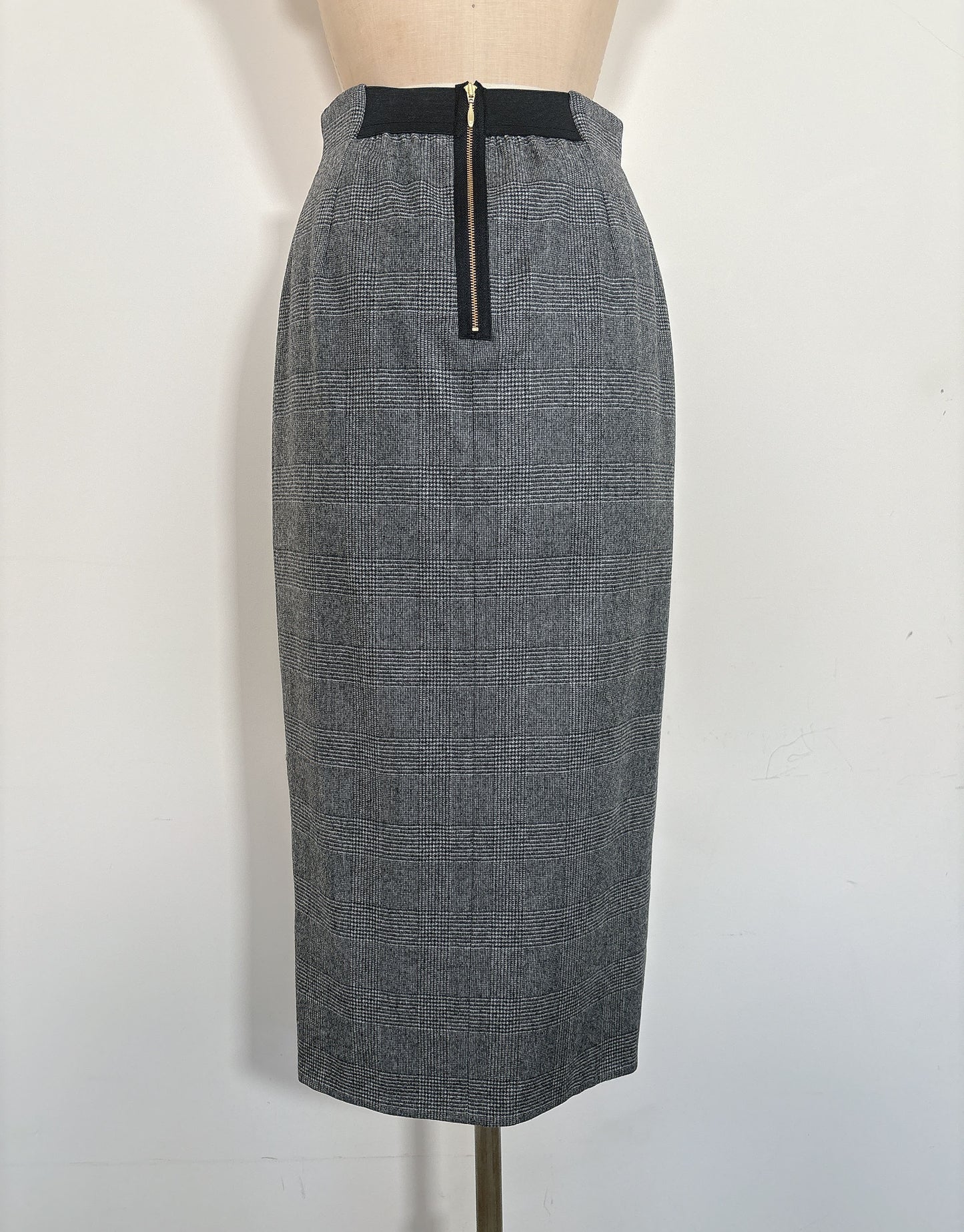 WOOL CASH F/VENT SKIRT