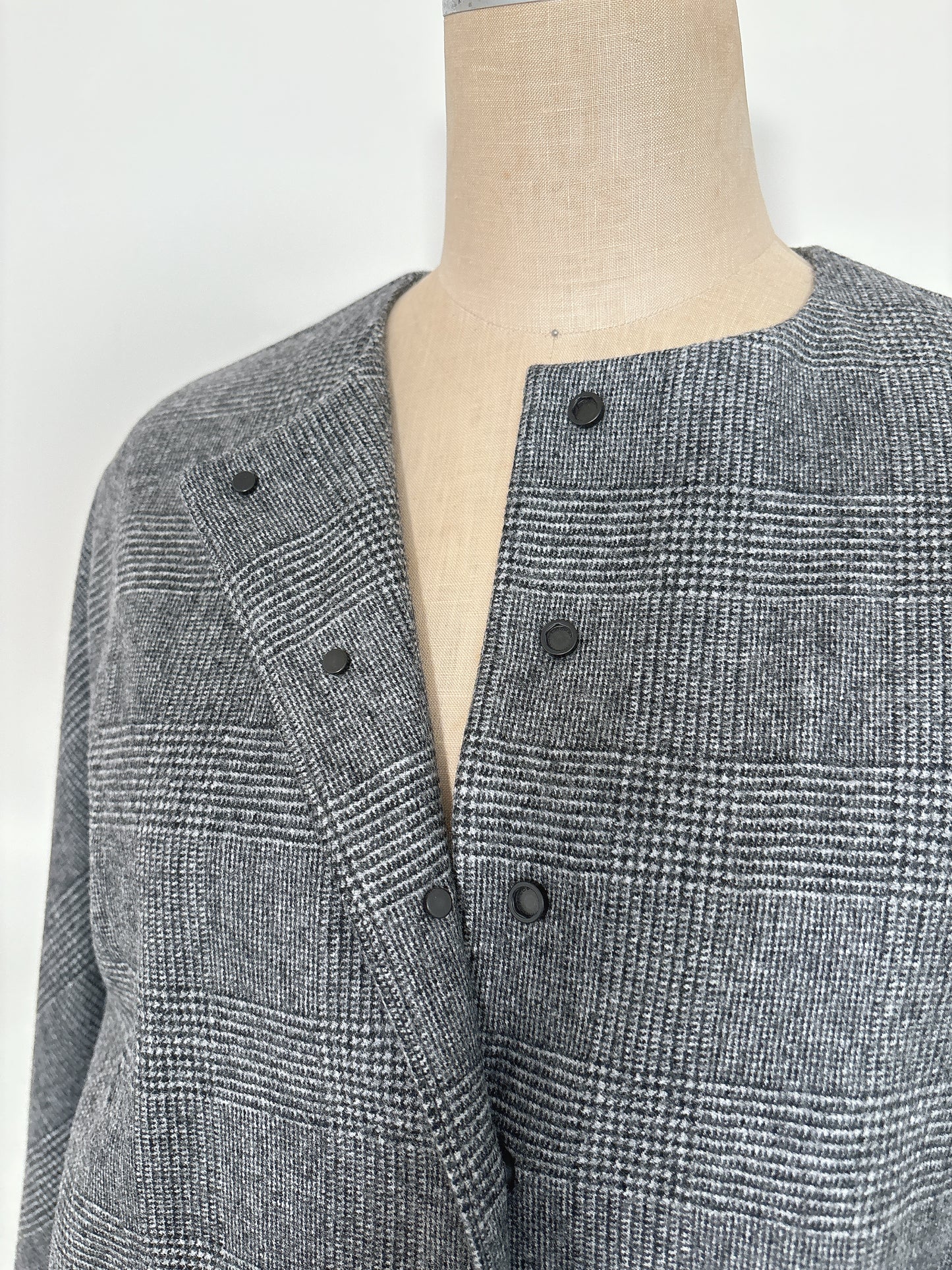 WOOL CASH SNAP BLOUSON