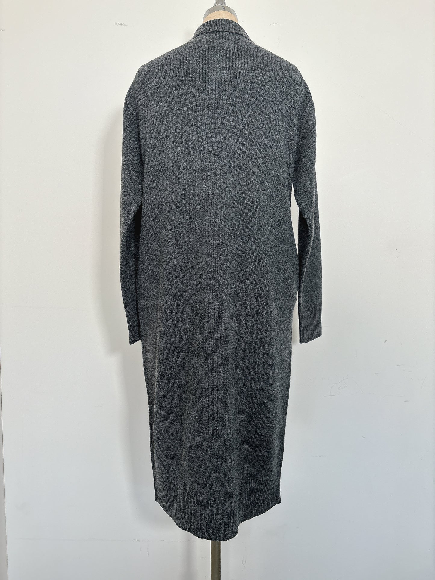WOOL PEARL/B POLO DRESS