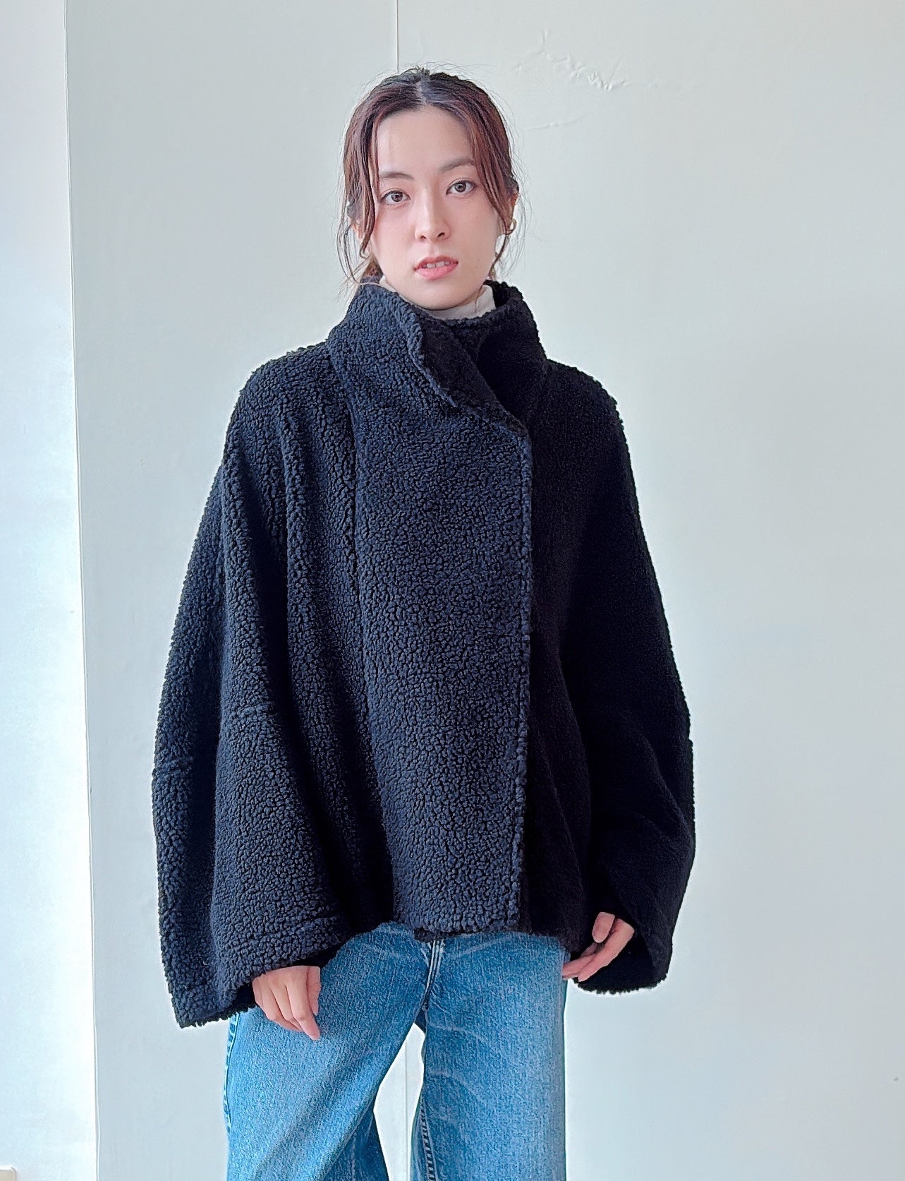 POODLE HI/N SHORT DOT COAT