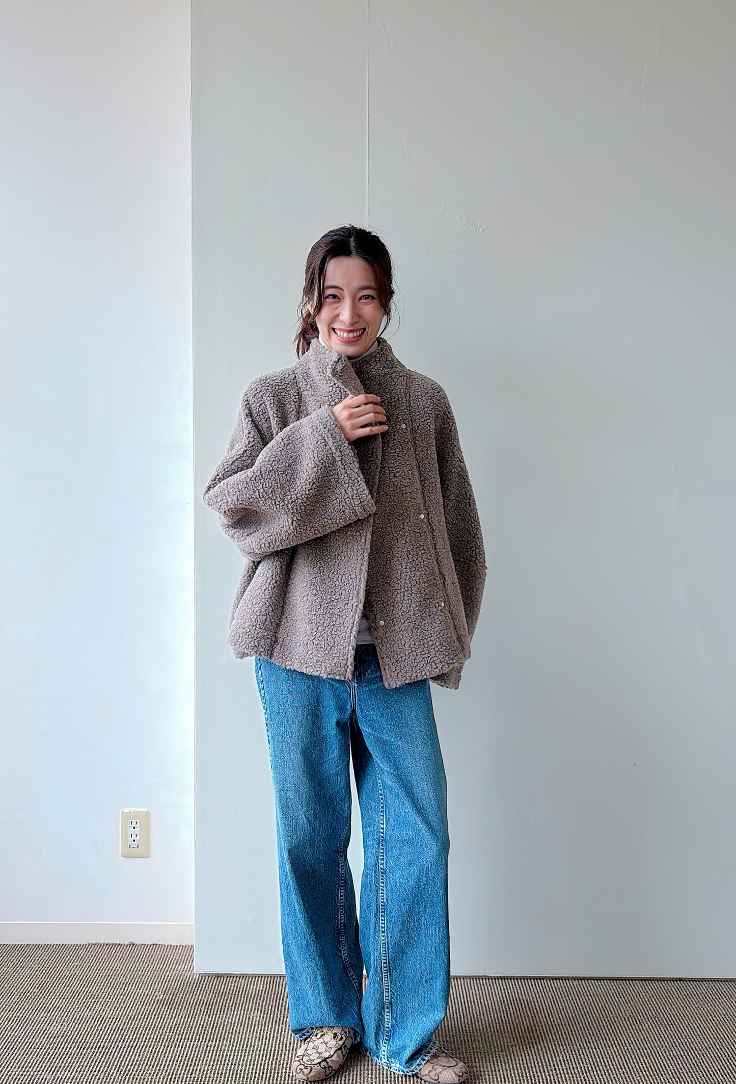 POODLE HI/N SHORT DOT COAT