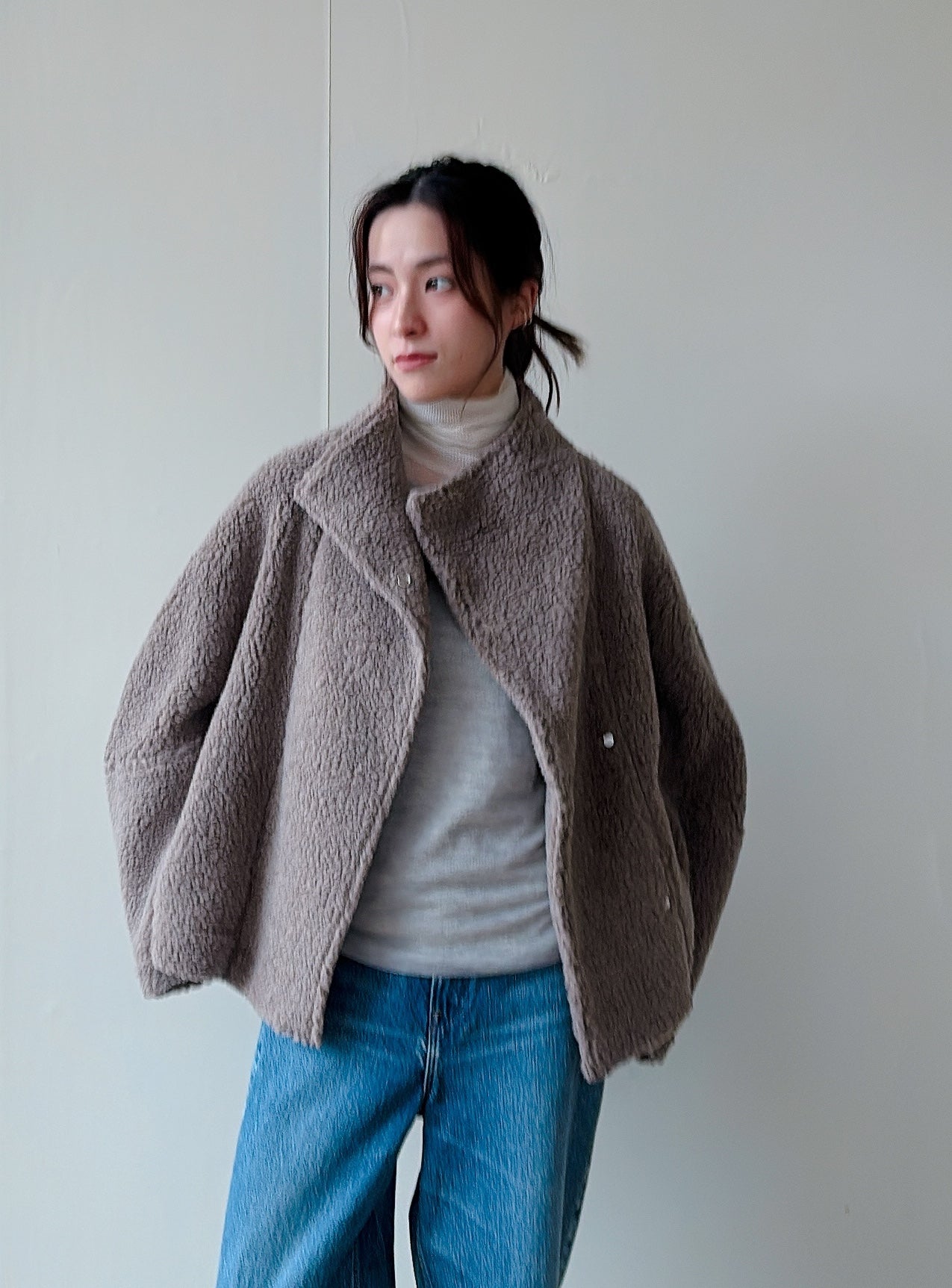 POODLE HI/N SHORT DOT COAT