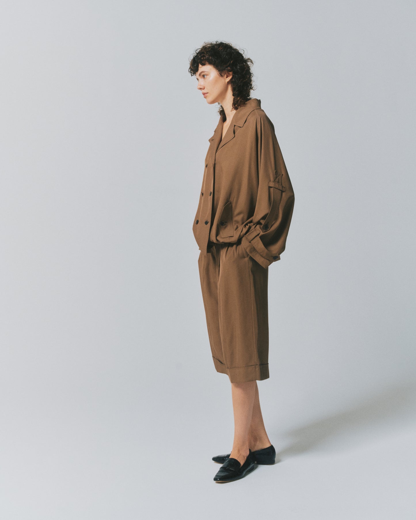 VIS TWILL 6BW SHORT BLOUSON