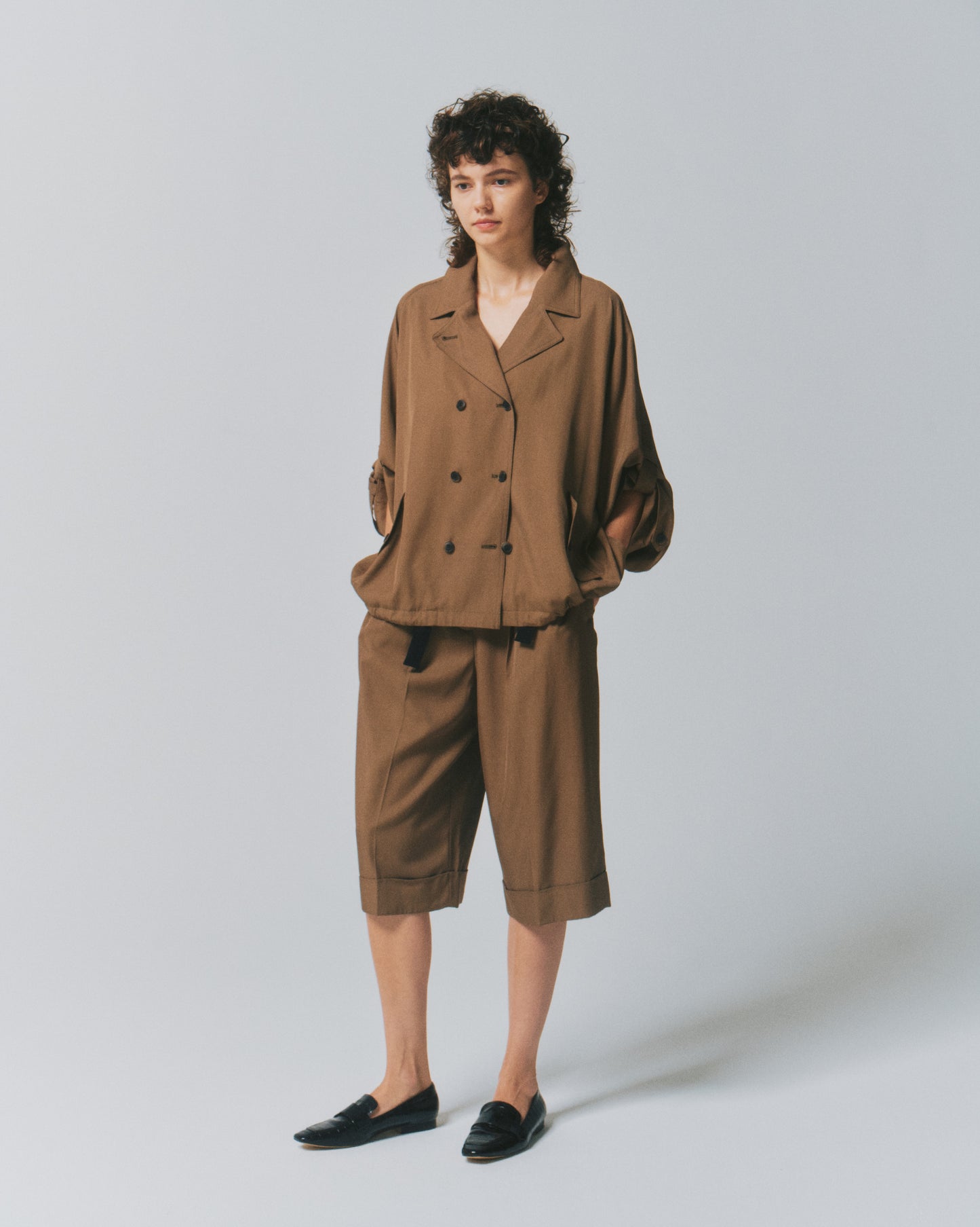 VIS TWILL 6BW SHORT BLOUSON