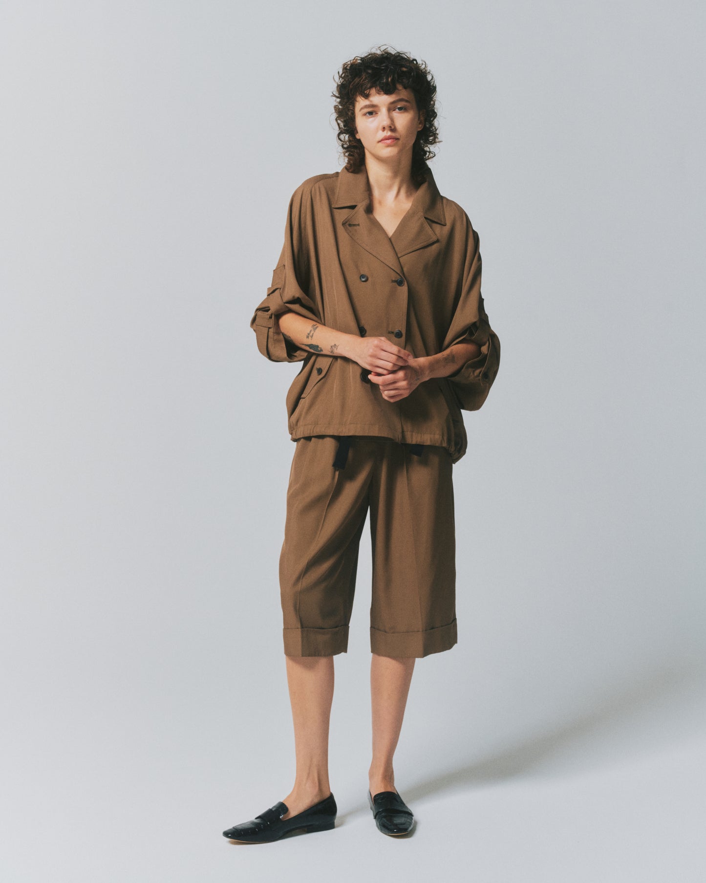 VIS TWILL 6BW SHORT BLOUSON