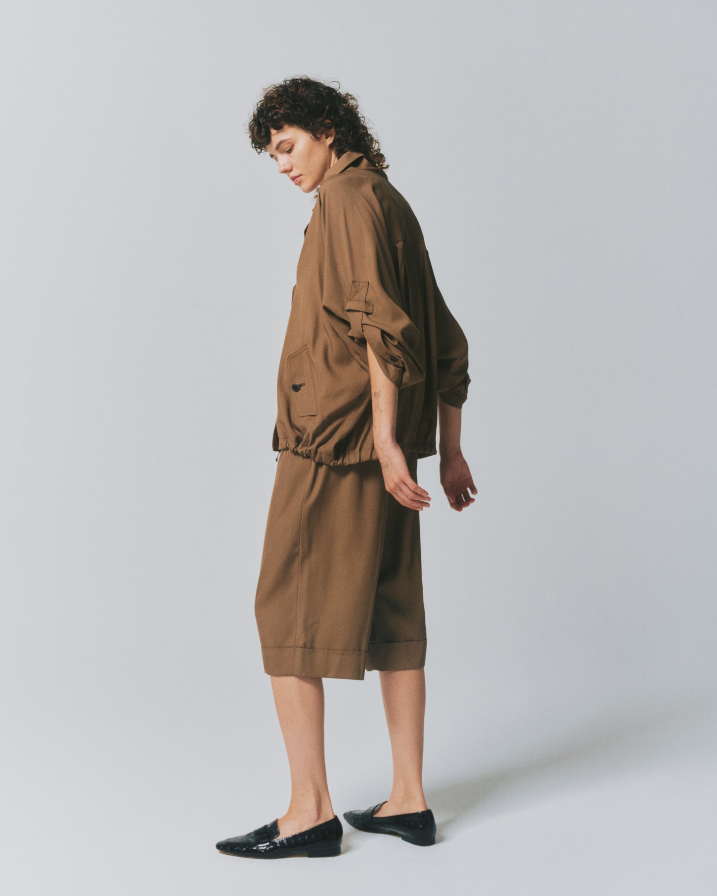 VIS TWILL 6BW SHORT BLOUSON