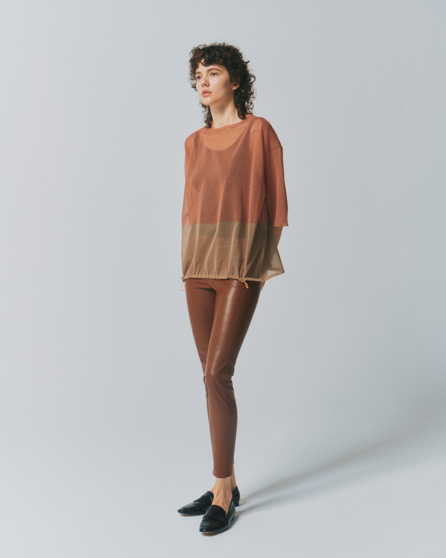 COTTON SHEER 2TONE TOPS