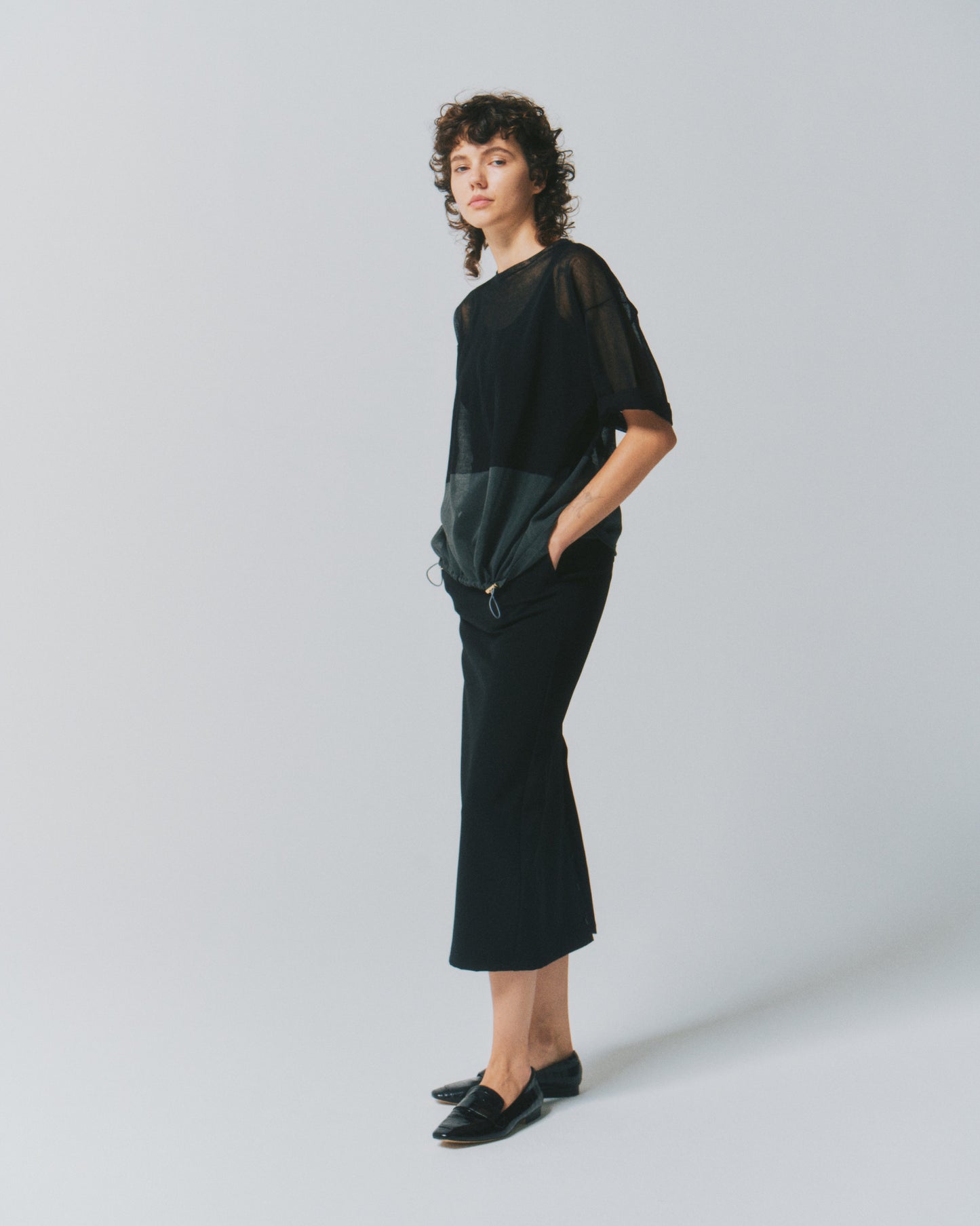 SCUBA RIB BACK/B TIGHT SKIRT