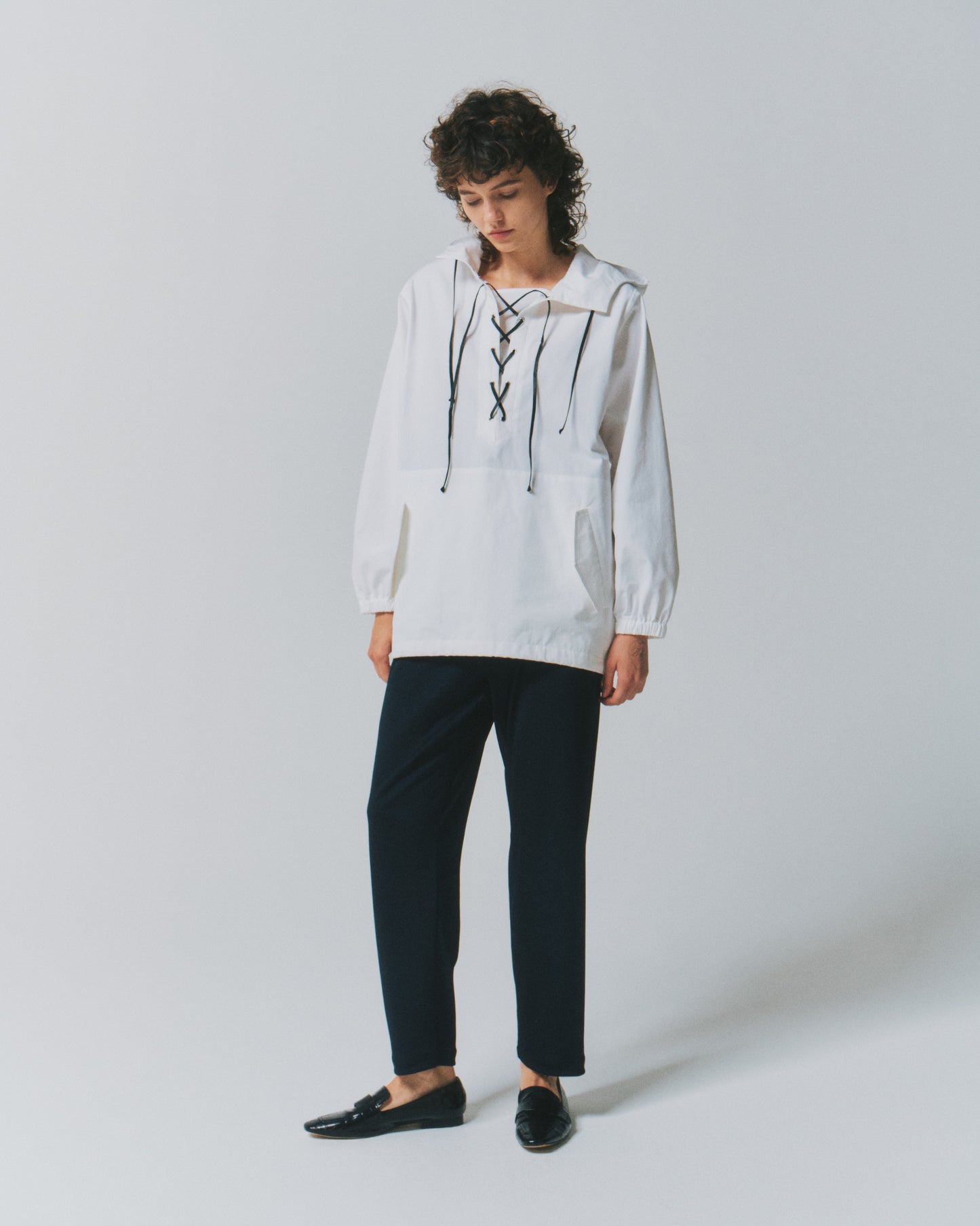 SEINE CANVAS LACE-UP BLOUSON