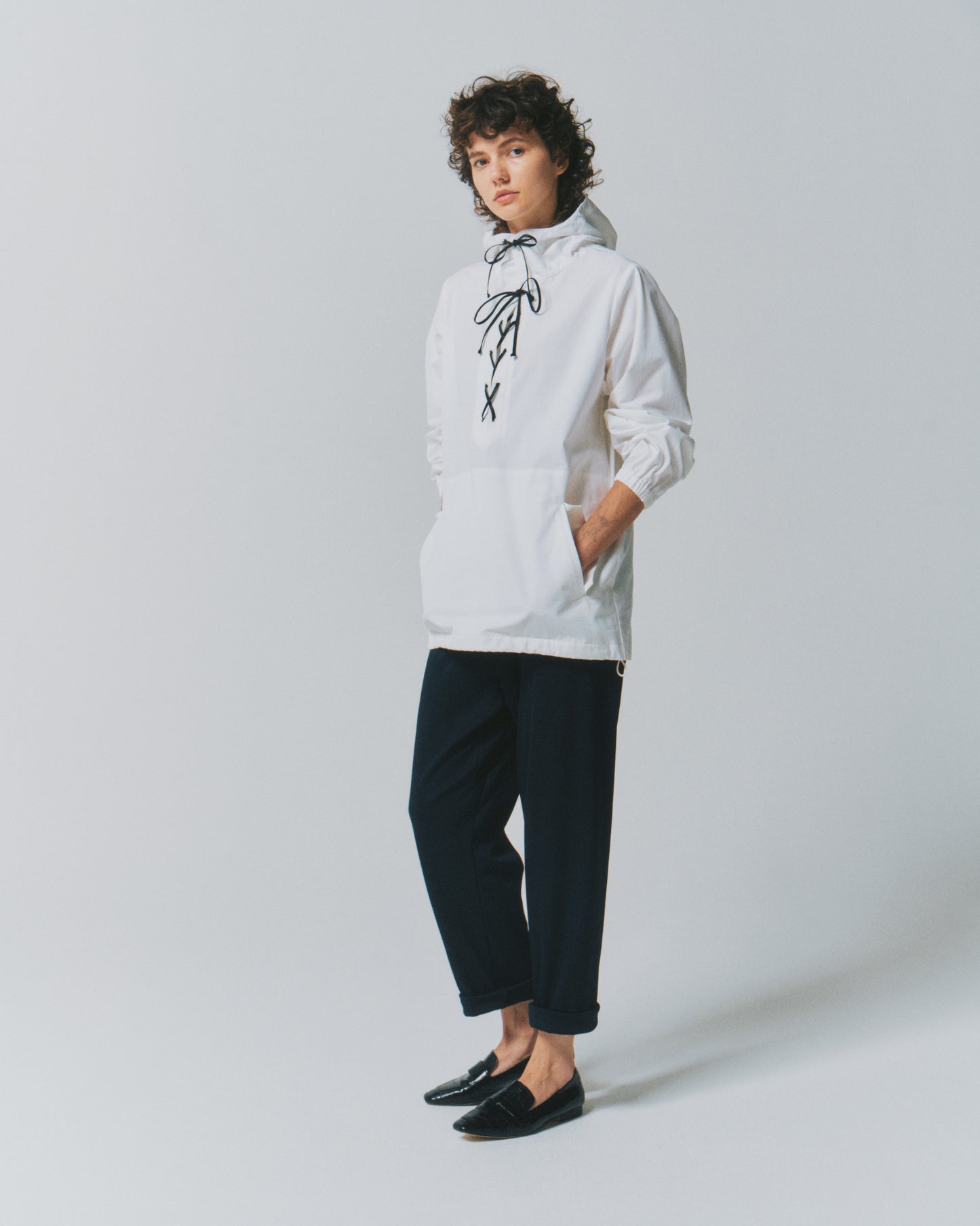 SEINE CANVAS LACE-UP BLOUSON