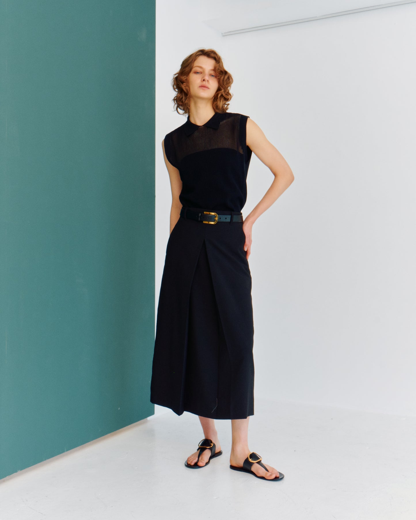 CO MESH THROUGH COLLAR TOPS