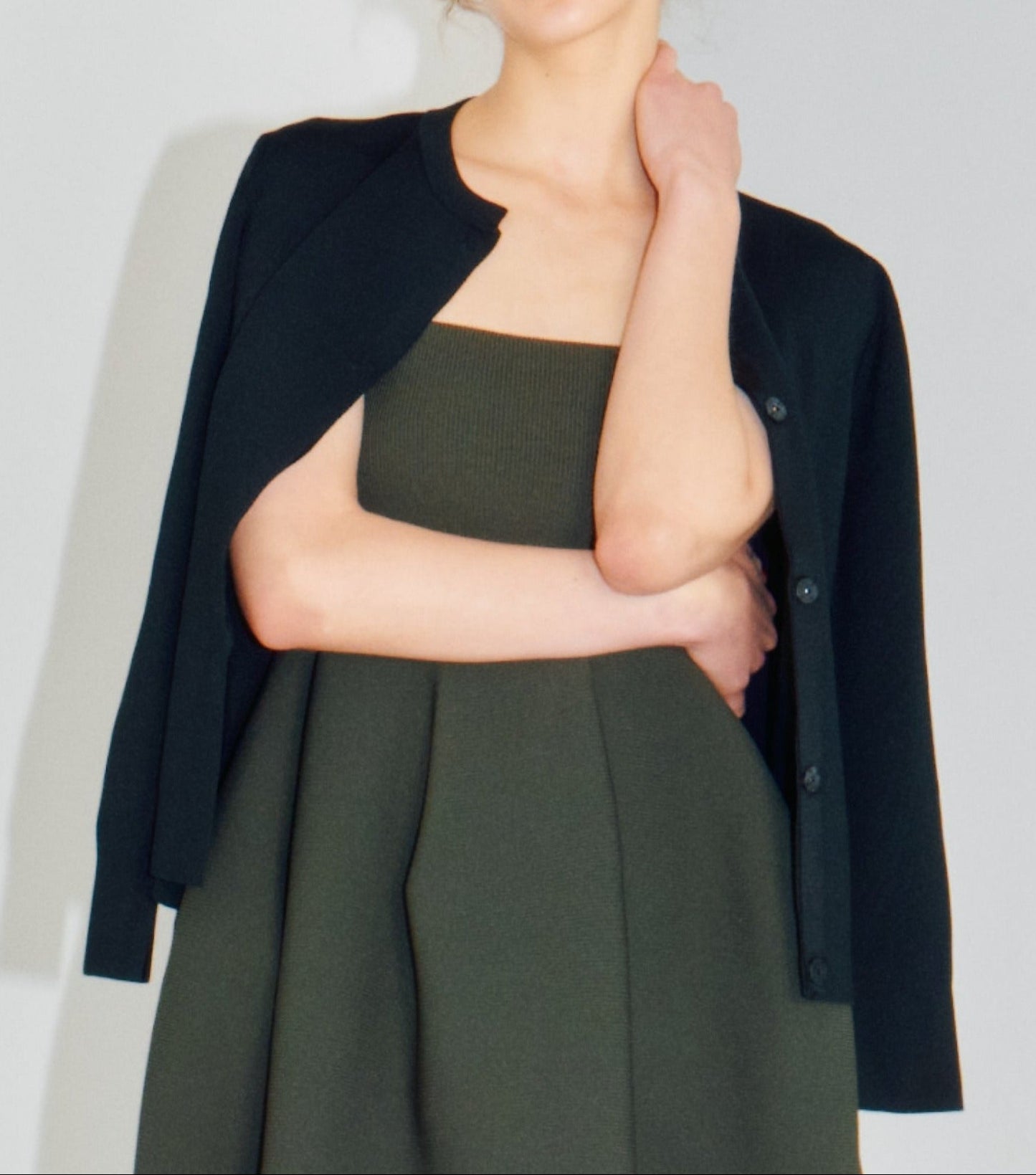 【LAST ONE】RAYON NEEDLE SMPL C/GN