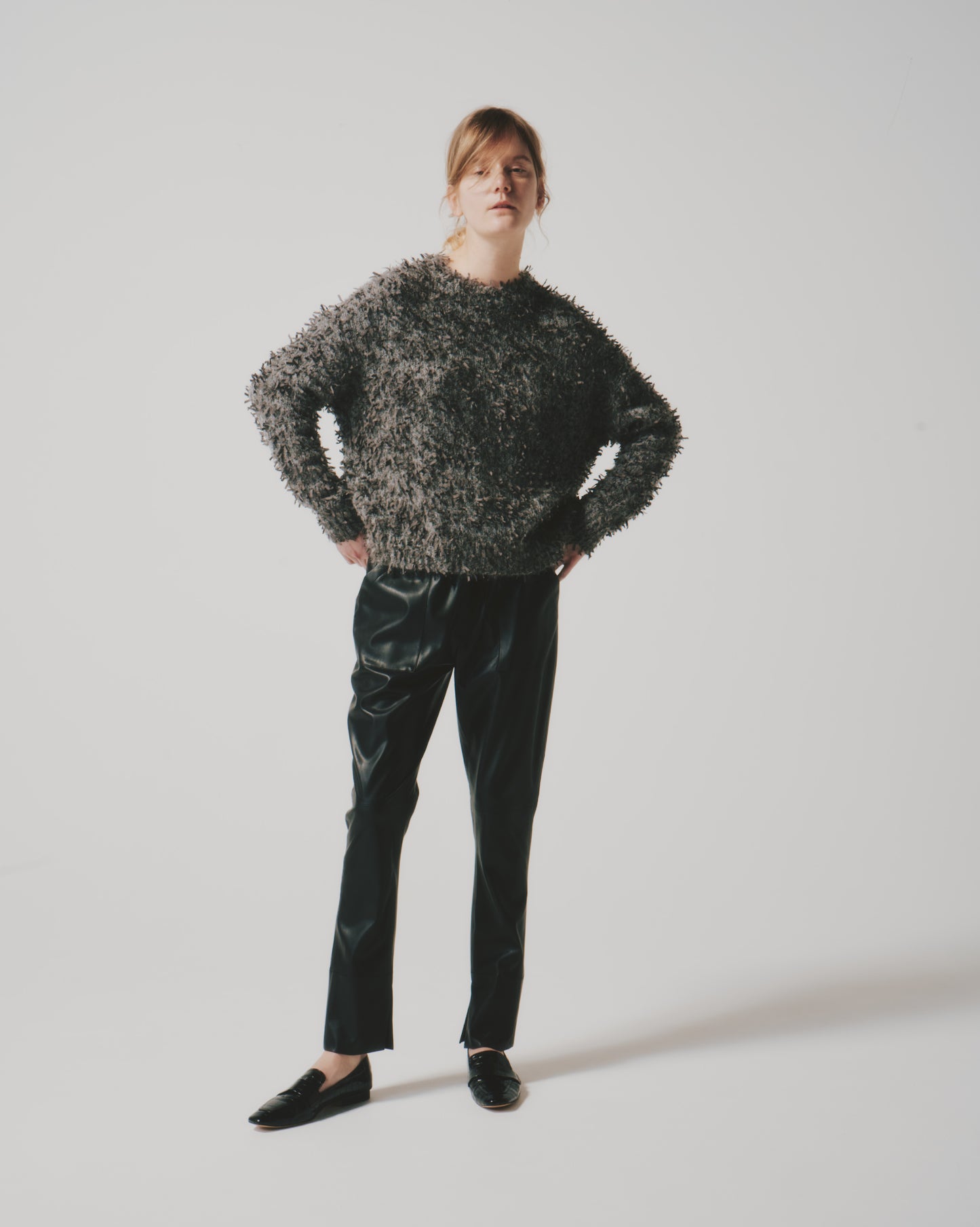 【予約商品】RIBBON-YARN CREW TOPS
