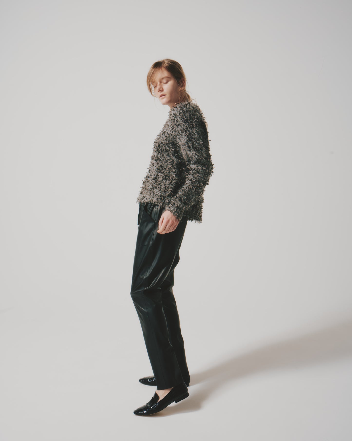【予約商品】RIBBON-YARN CREW TOPS