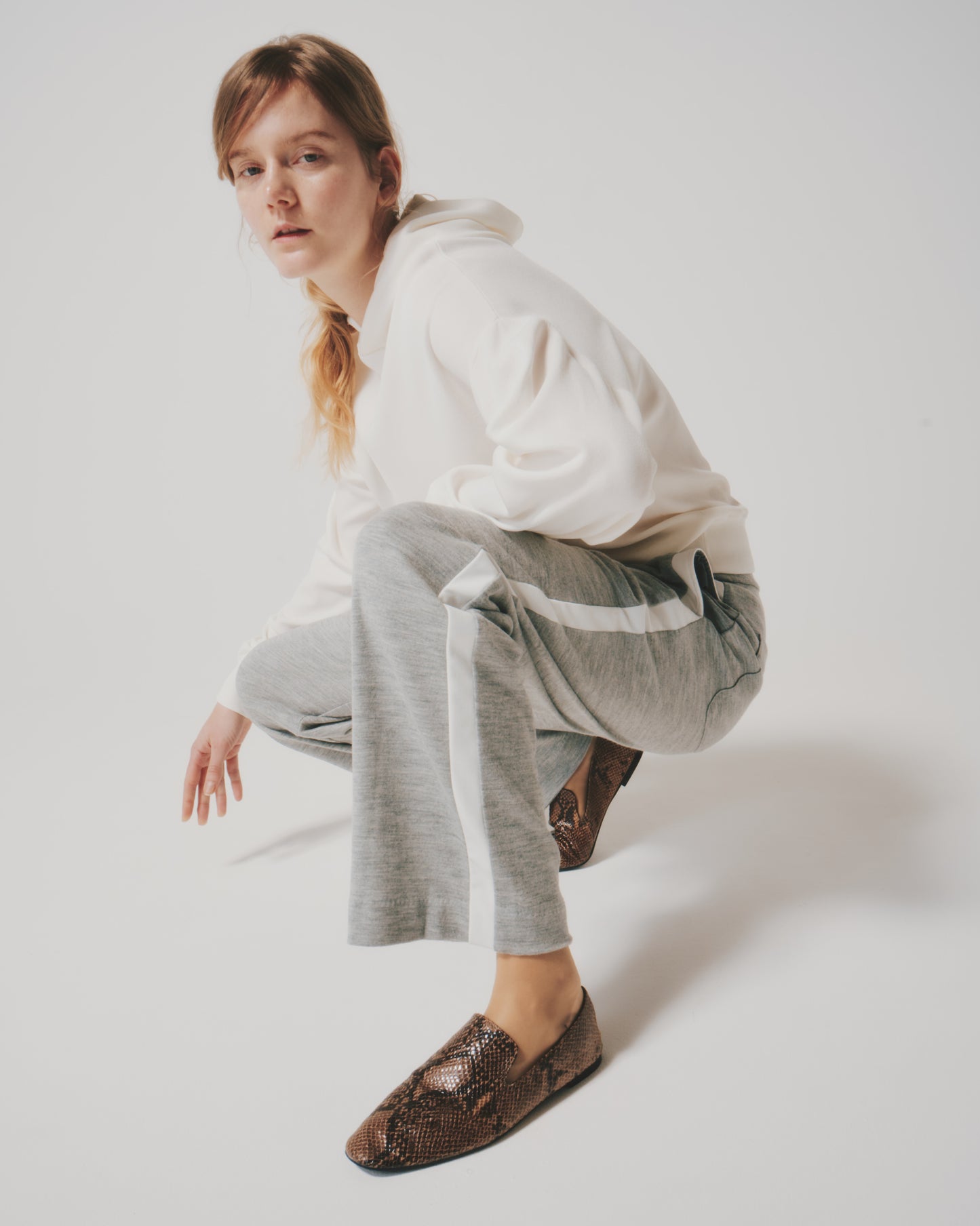 MILLD WOOL SIDE/LINE PANTS