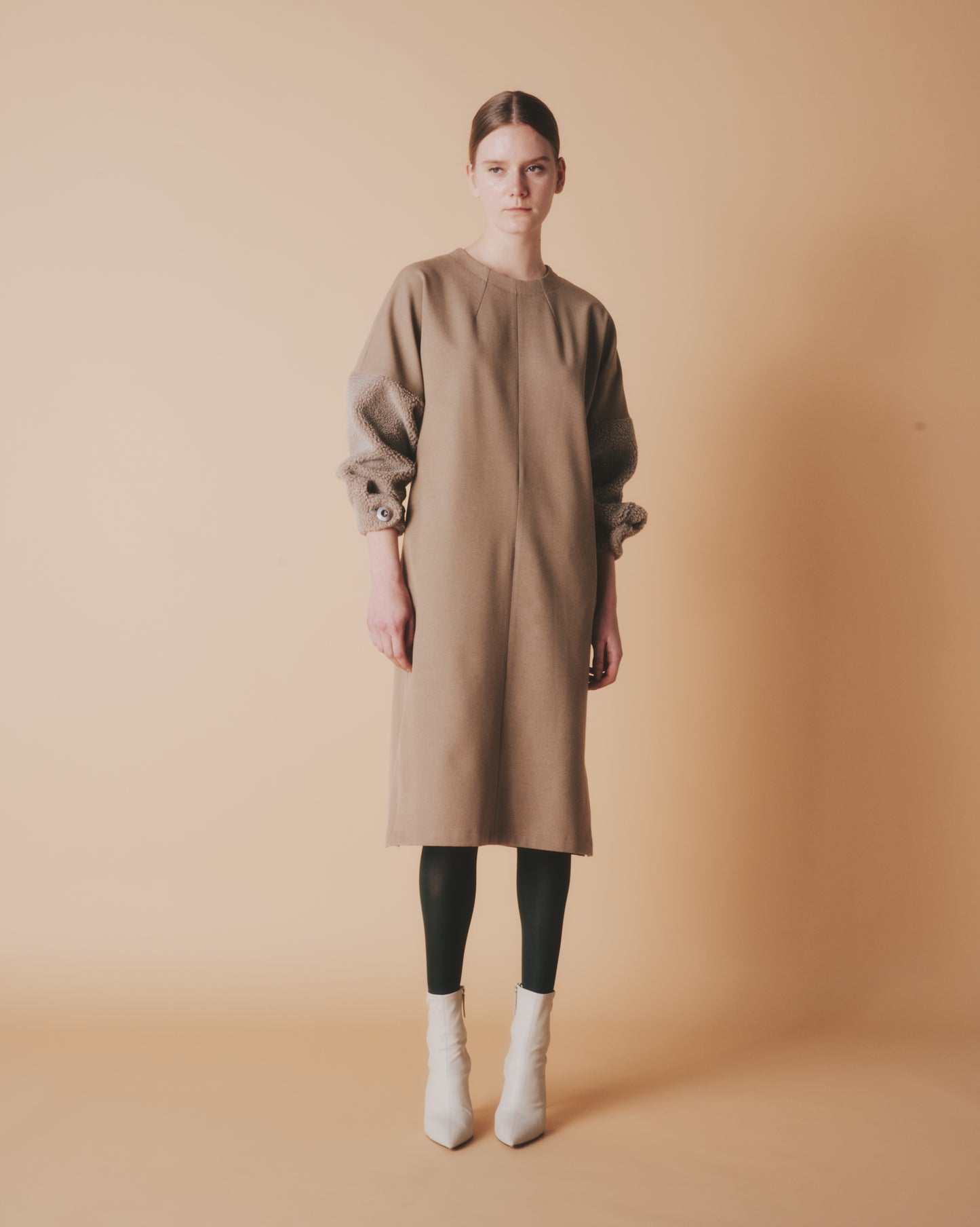 【予約商品】ST VENETIAN/W POODLE-SLV DRESS