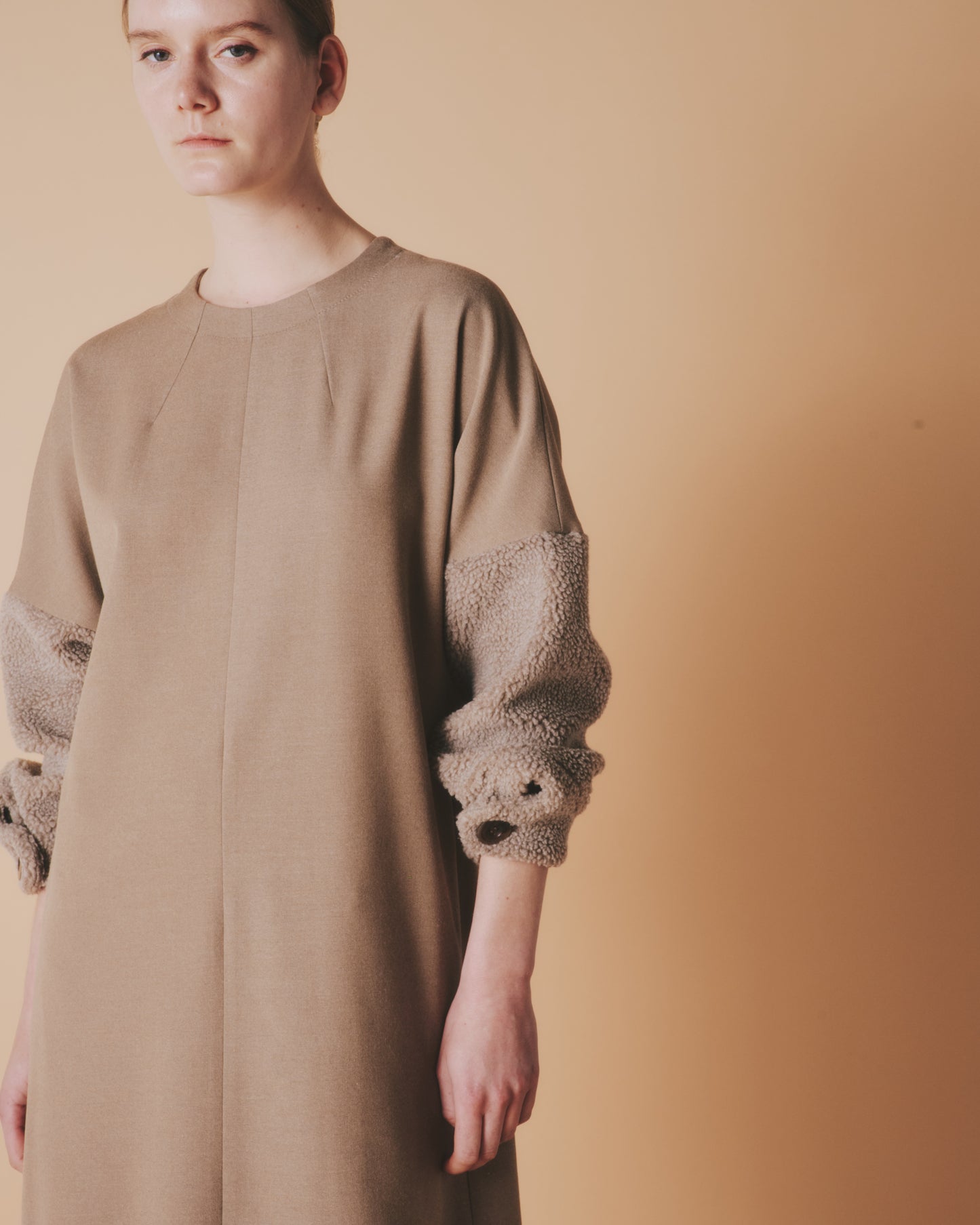 【予約商品】ST VENETIAN/W POODLE-SLV DRESS