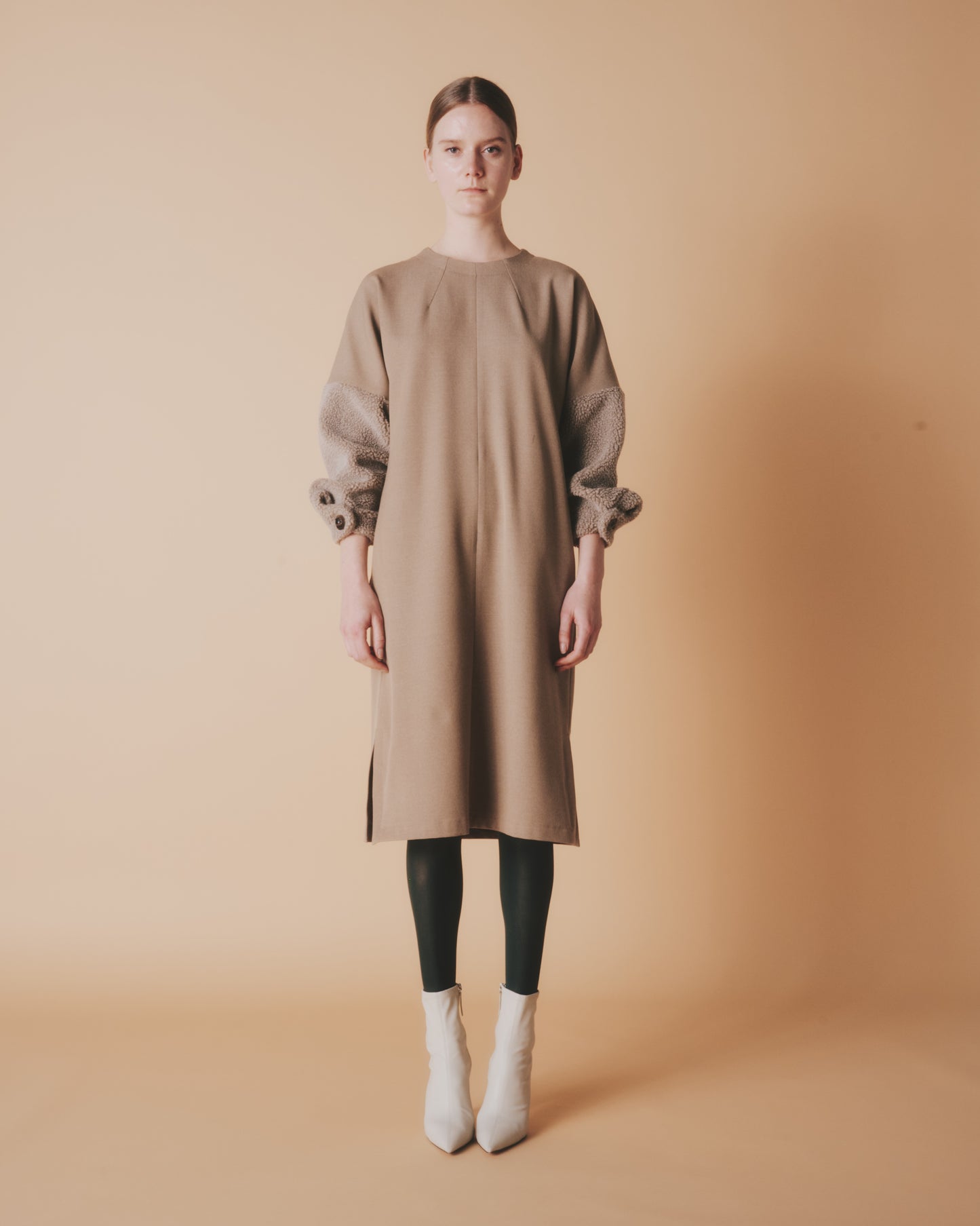 【予約商品】ST VENETIAN/W POODLE-SLV DRESS