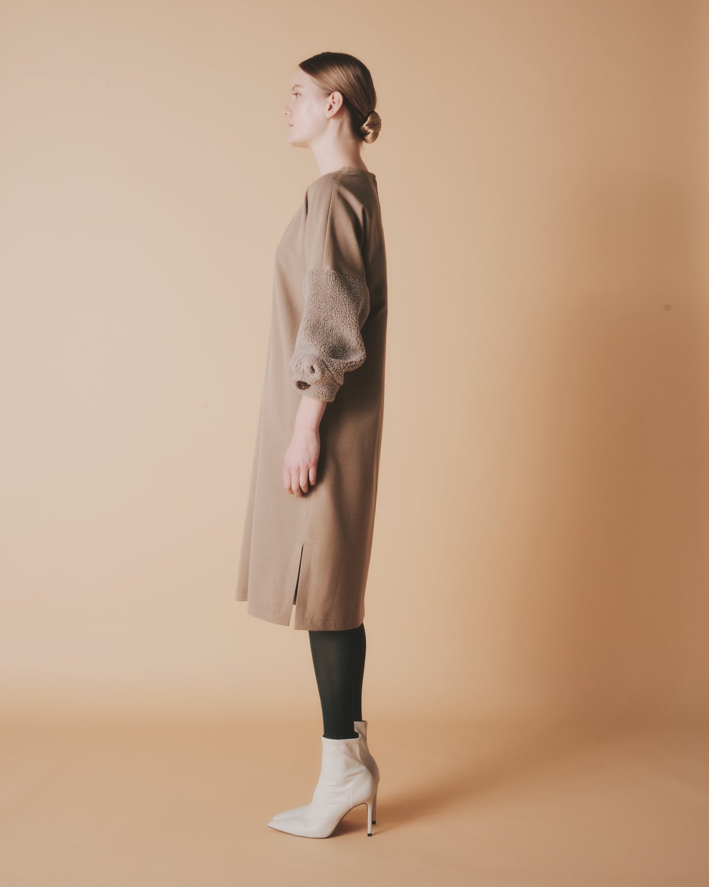 【予約商品】ST VENETIAN/W POODLE-SLV DRESS