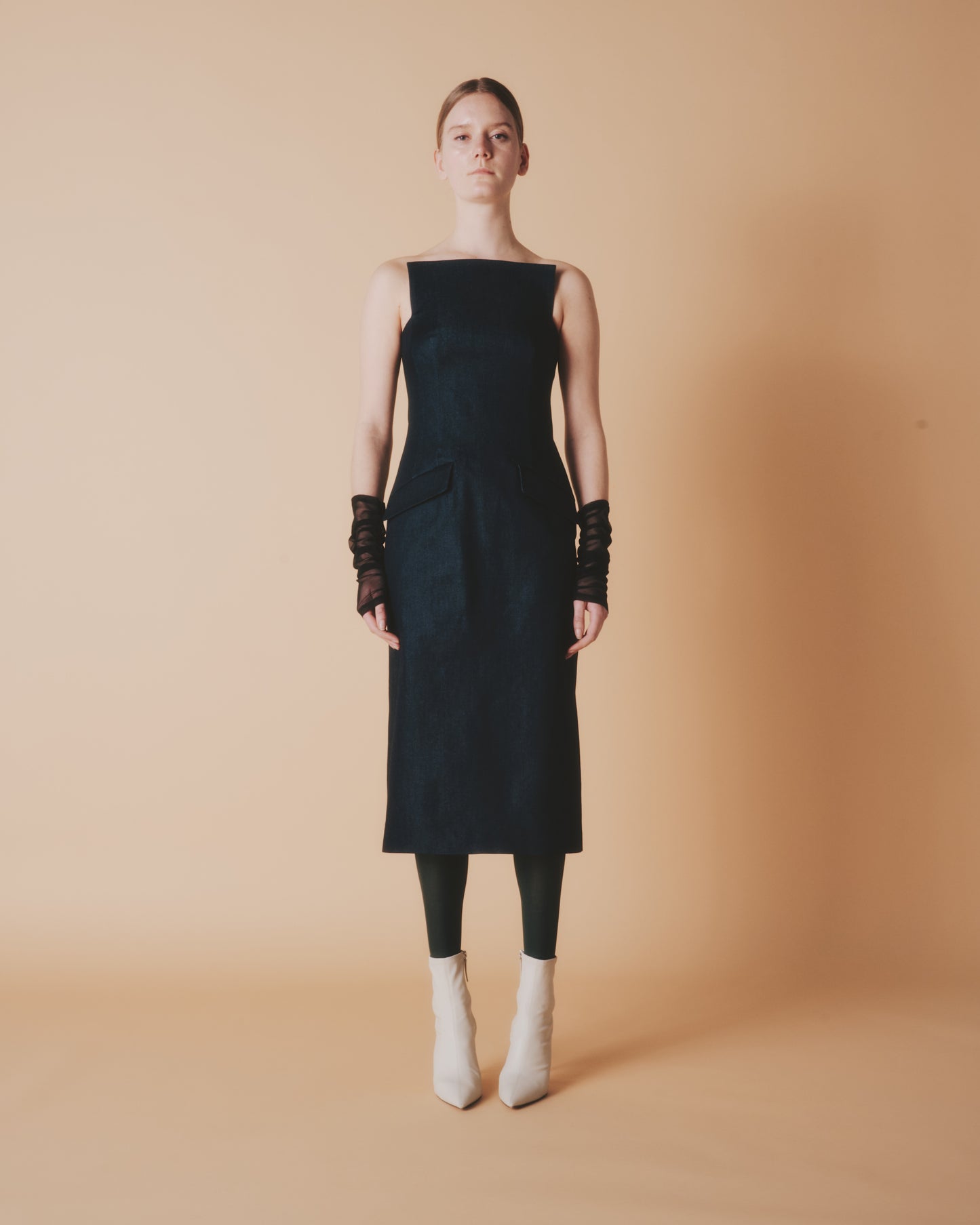 【予約商品】ST DENIM HI BARE DRESS