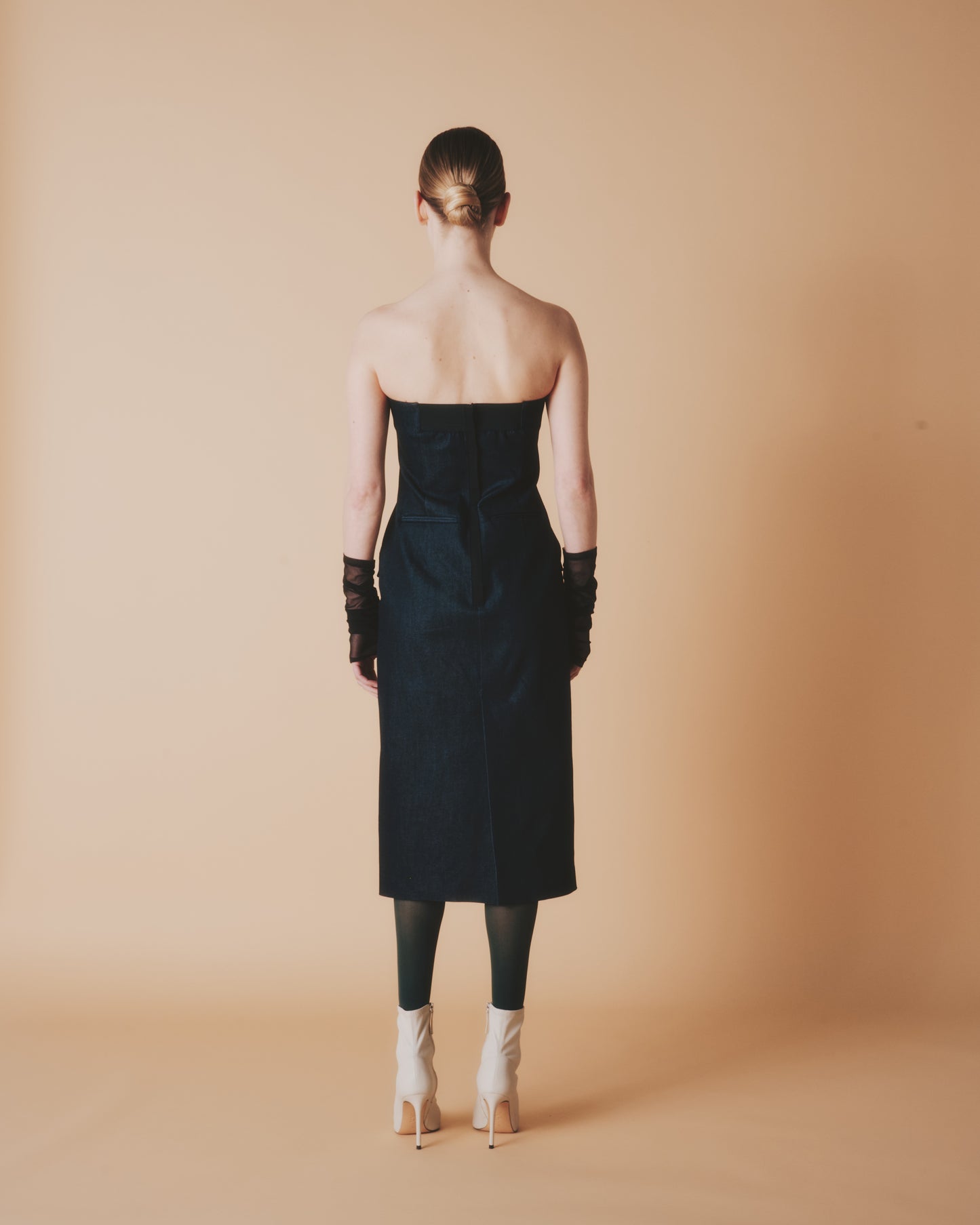 【予約商品】ST DENIM HI BARE DRESS