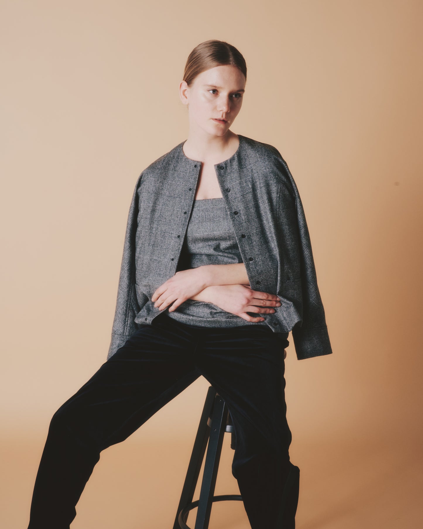 【予約商品】WOOL CASH SNAP BLOUSON