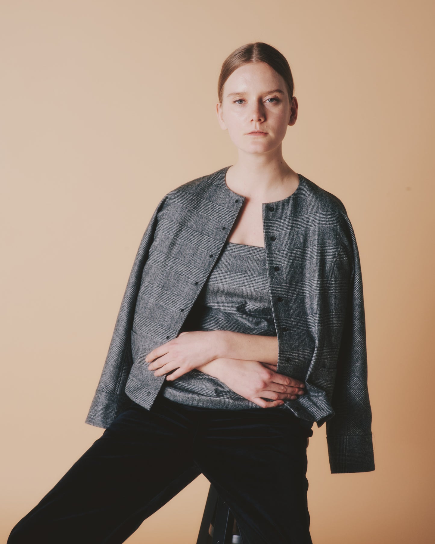 【予約商品】WOOL CASH SNAP BLOUSON