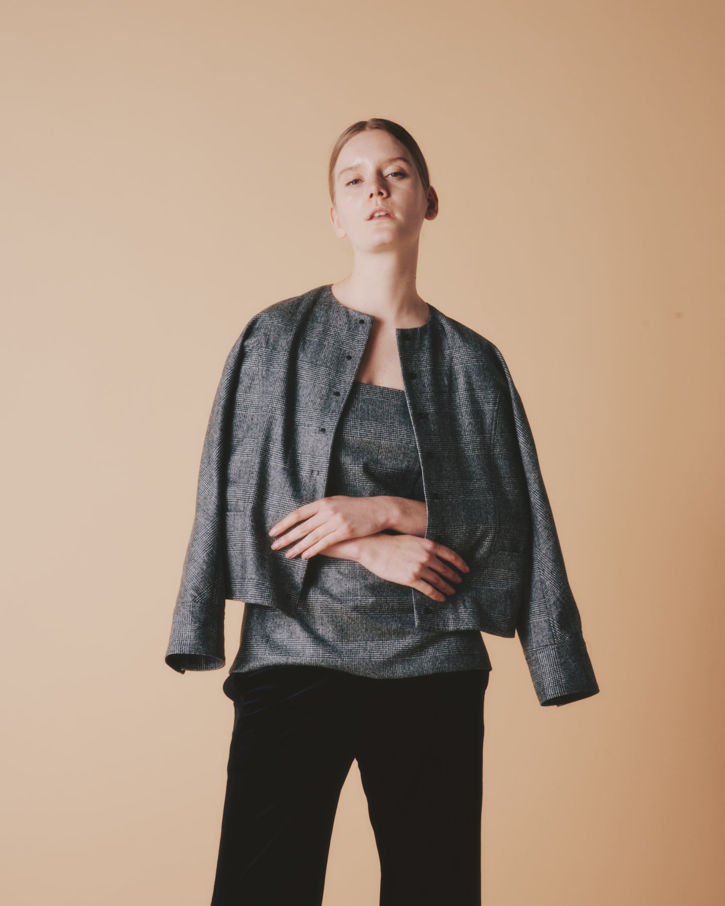【予約商品】WOOL CASH SNAP BLOUSON