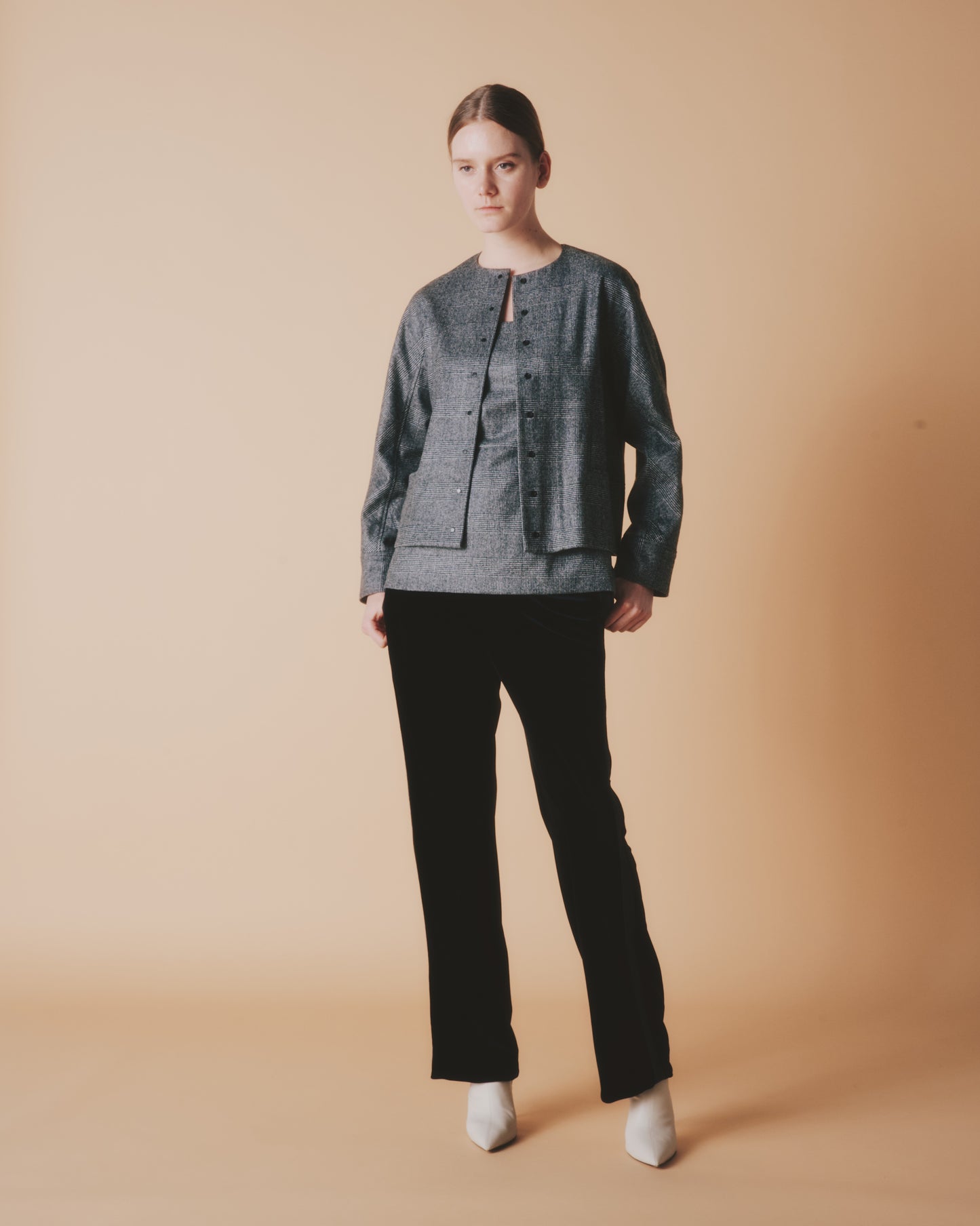 【予約商品】WOOL CASH SNAP BLOUSON
