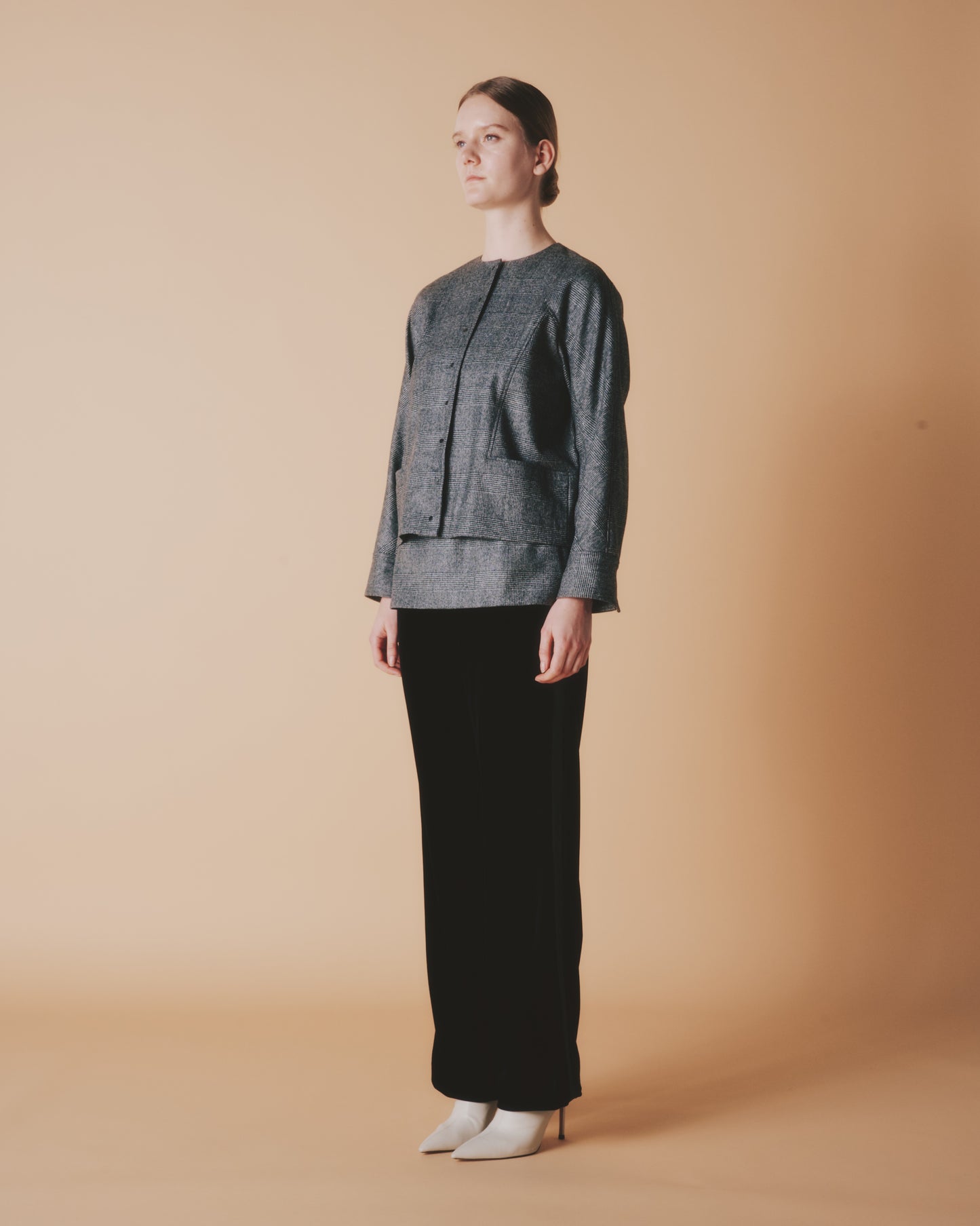 【予約商品】WOOL CASH SNAP BLOUSON