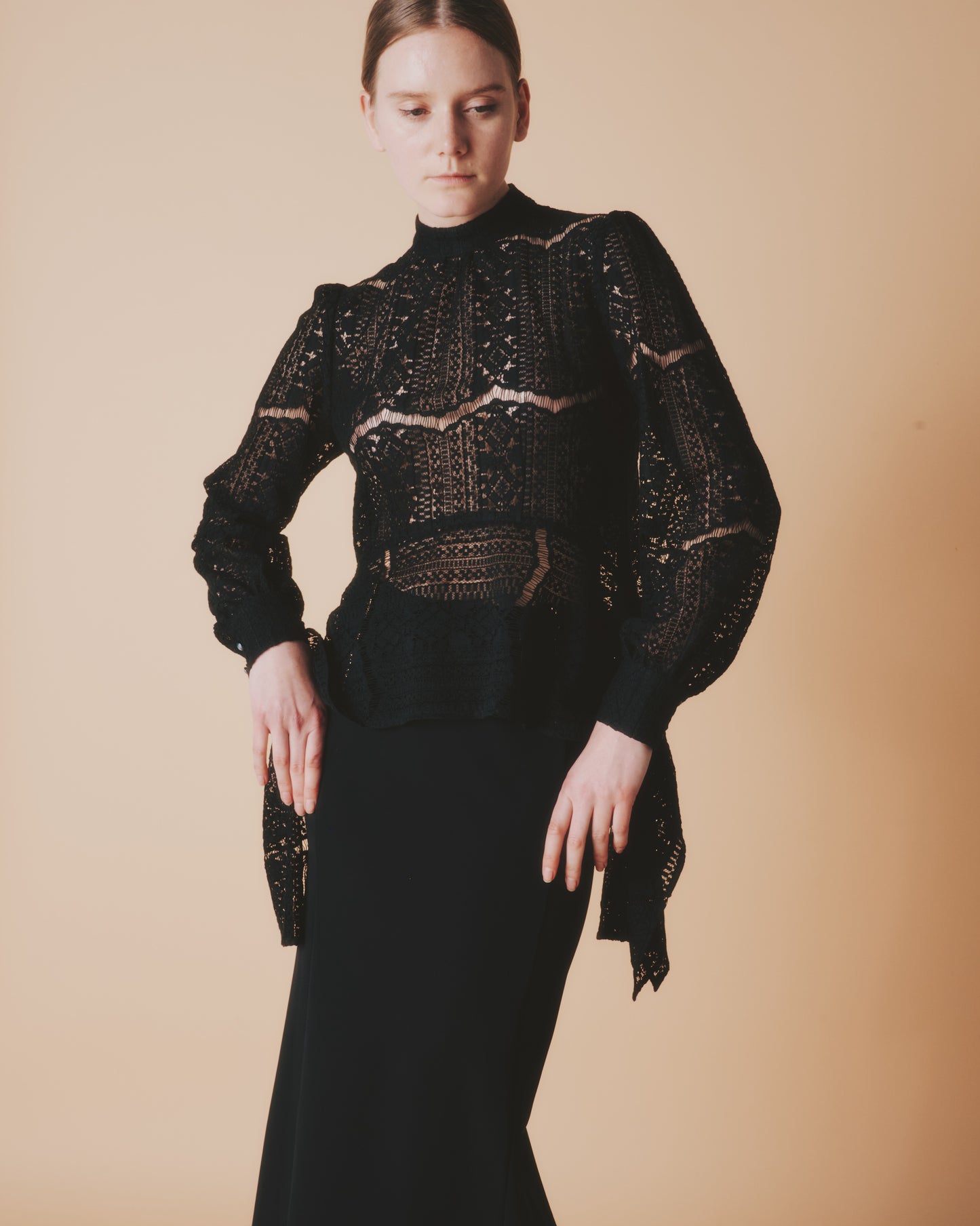 【予約商品】COTTON CORD LACE DRAPE TOPS