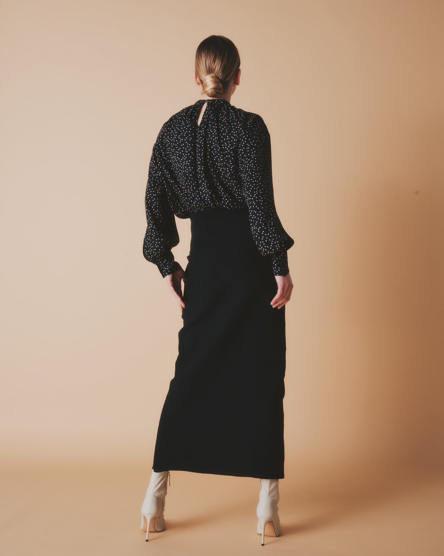 【予約商品】GARTER RIB ZIP UP SKIRT