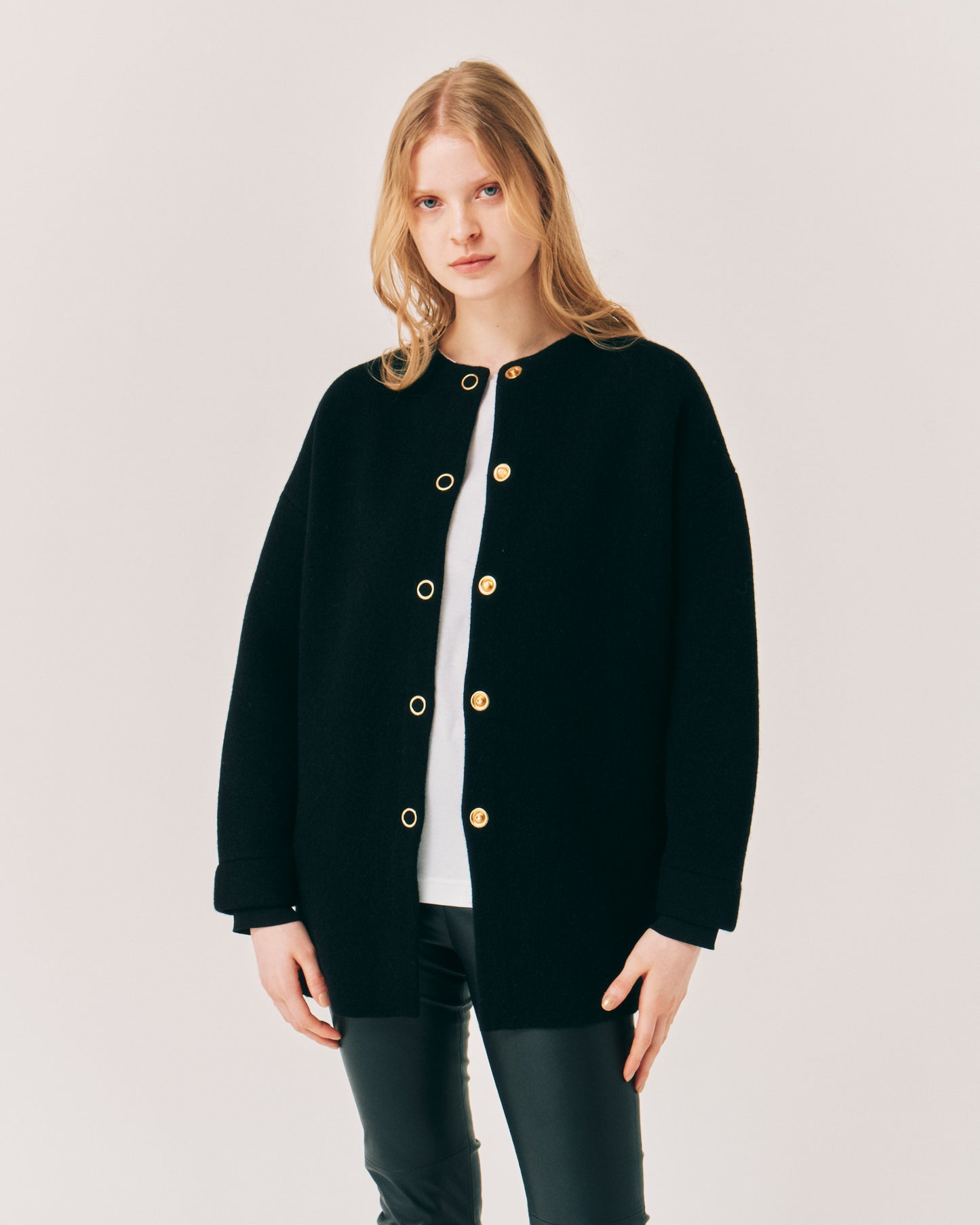 FULLING ALPACA HALF COAT